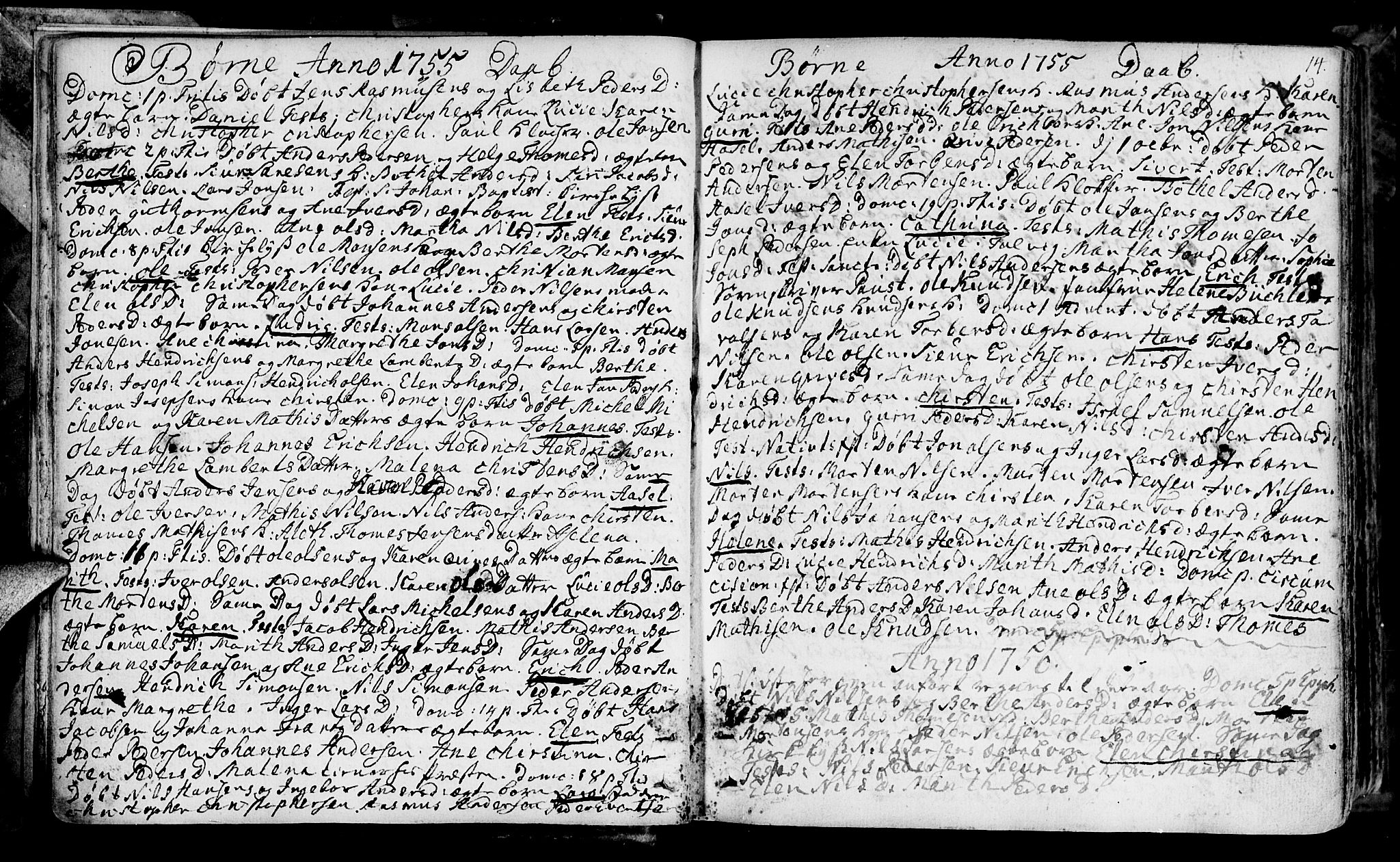 Talvik sokneprestkontor, SATØ/S-1337/H/Ha/L0004kirke: Parish register (official) no. 4, 1752-1772, p. 14