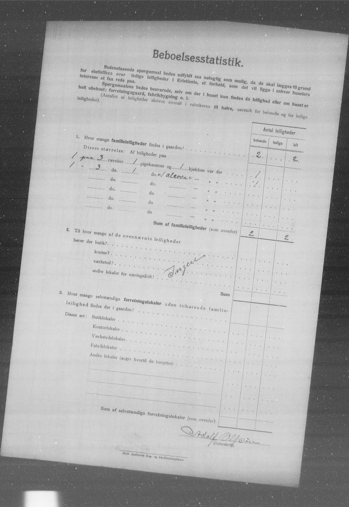 OBA, Municipal Census 1904 for Kristiania, 1904, p. 4752