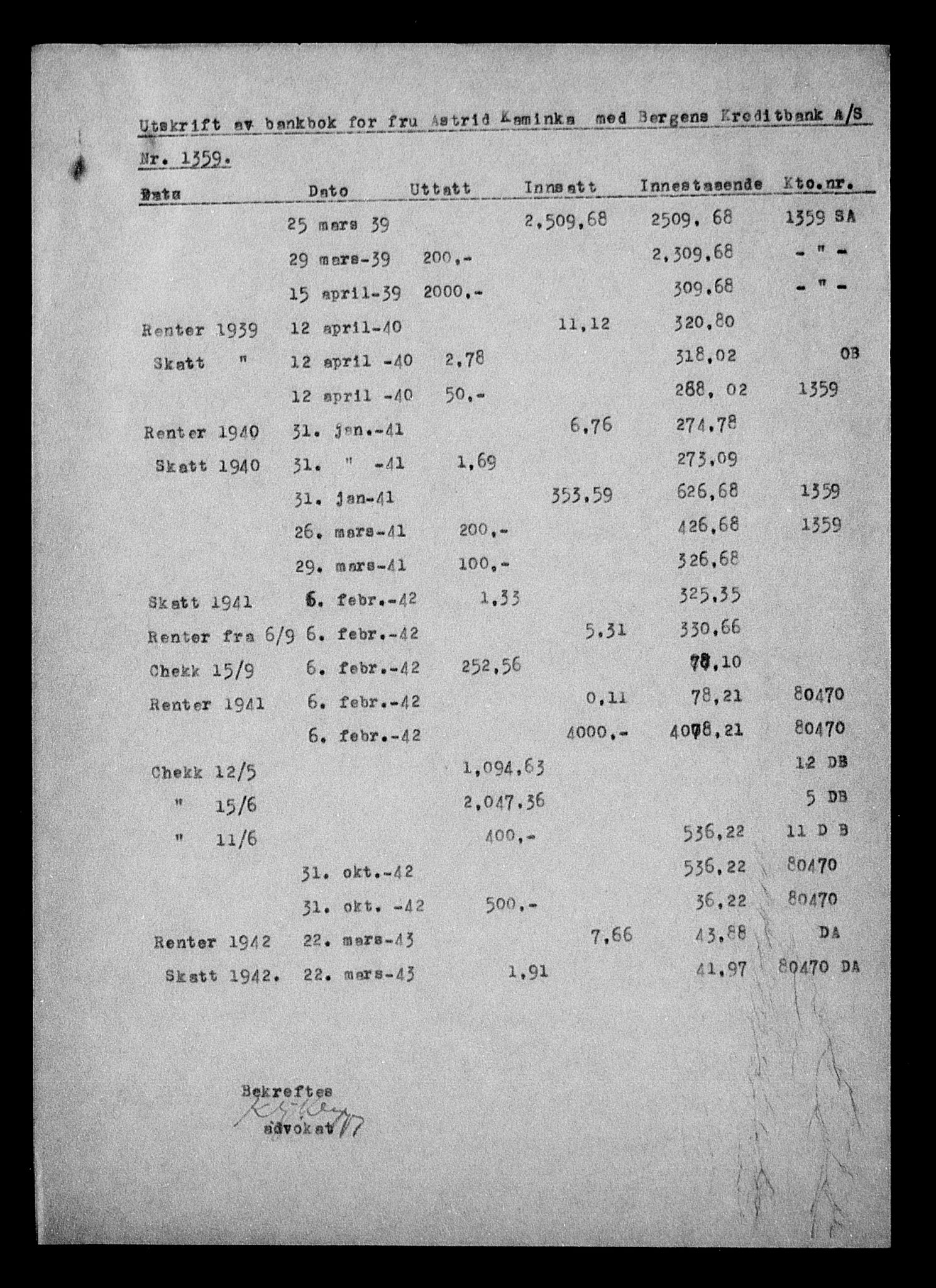 Justisdepartementet, Tilbakeføringskontoret for inndratte formuer, AV/RA-S-1564/H/Hc/Hcd/L1001: --, 1945-1947, p. 497