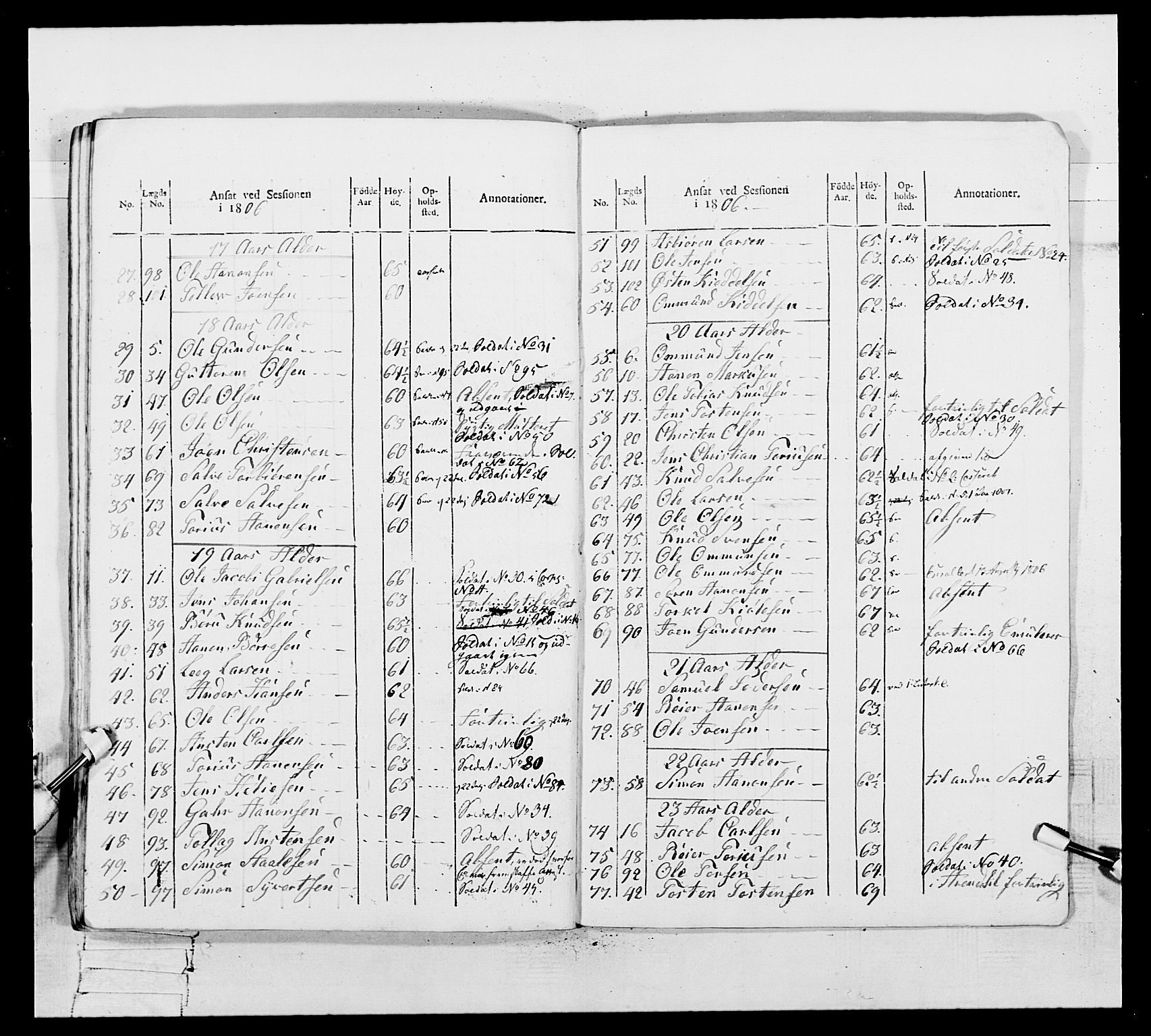 Generalitets- og kommissariatskollegiet, Det kongelige norske kommissariatskollegium, AV/RA-EA-5420/E/Eh/L0109: Vesterlenske nasjonale infanteriregiment, 1806, p. 357