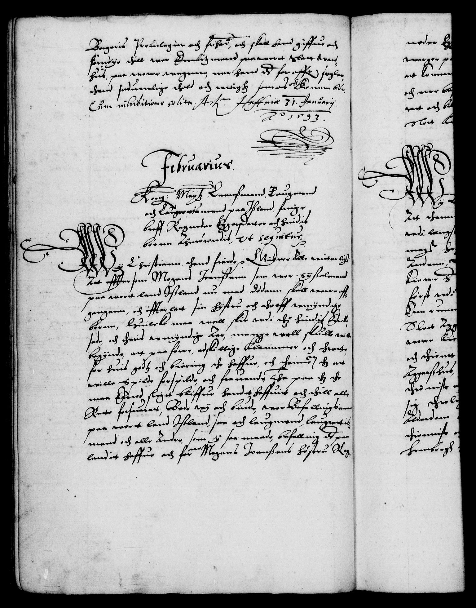 Danske Kanselli 1572-1799, RA/EA-3023/F/Fc/Fca/Fcaa/L0002: Norske registre (mikrofilm), 1588-1596, p. 175b