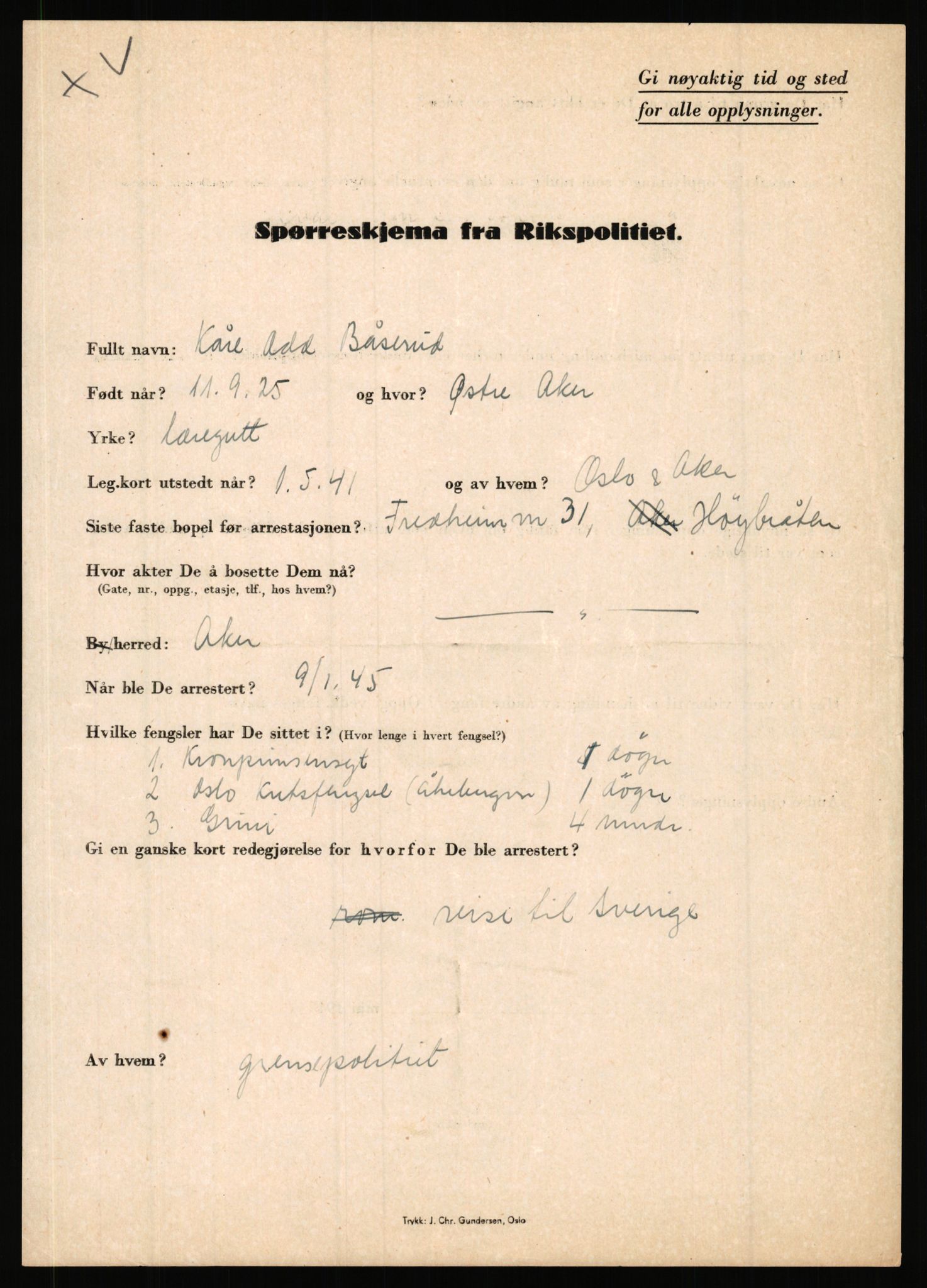 Rikspolitisjefen, AV/RA-S-1560/L/L0003: Bua, Bjarne - Erdal, Ingolf, 1940-1945, p. 189