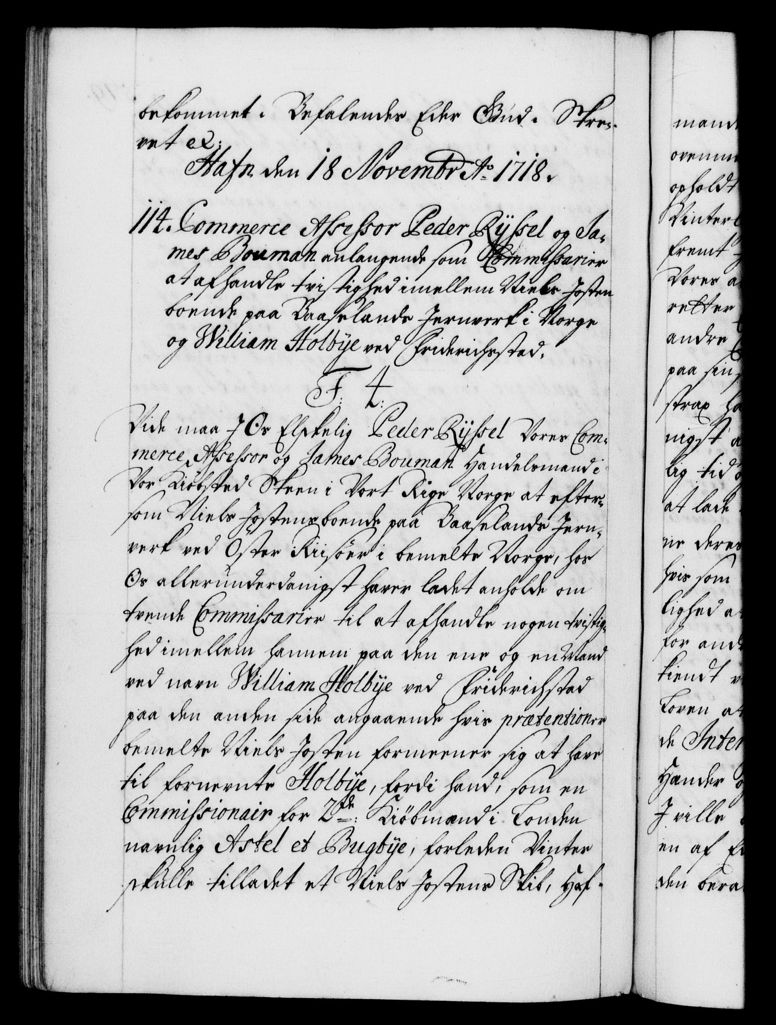 Danske Kanselli 1572-1799, AV/RA-EA-3023/F/Fc/Fca/Fcab/L0020: Norske tegnelser, 1715-1718, p. 579b