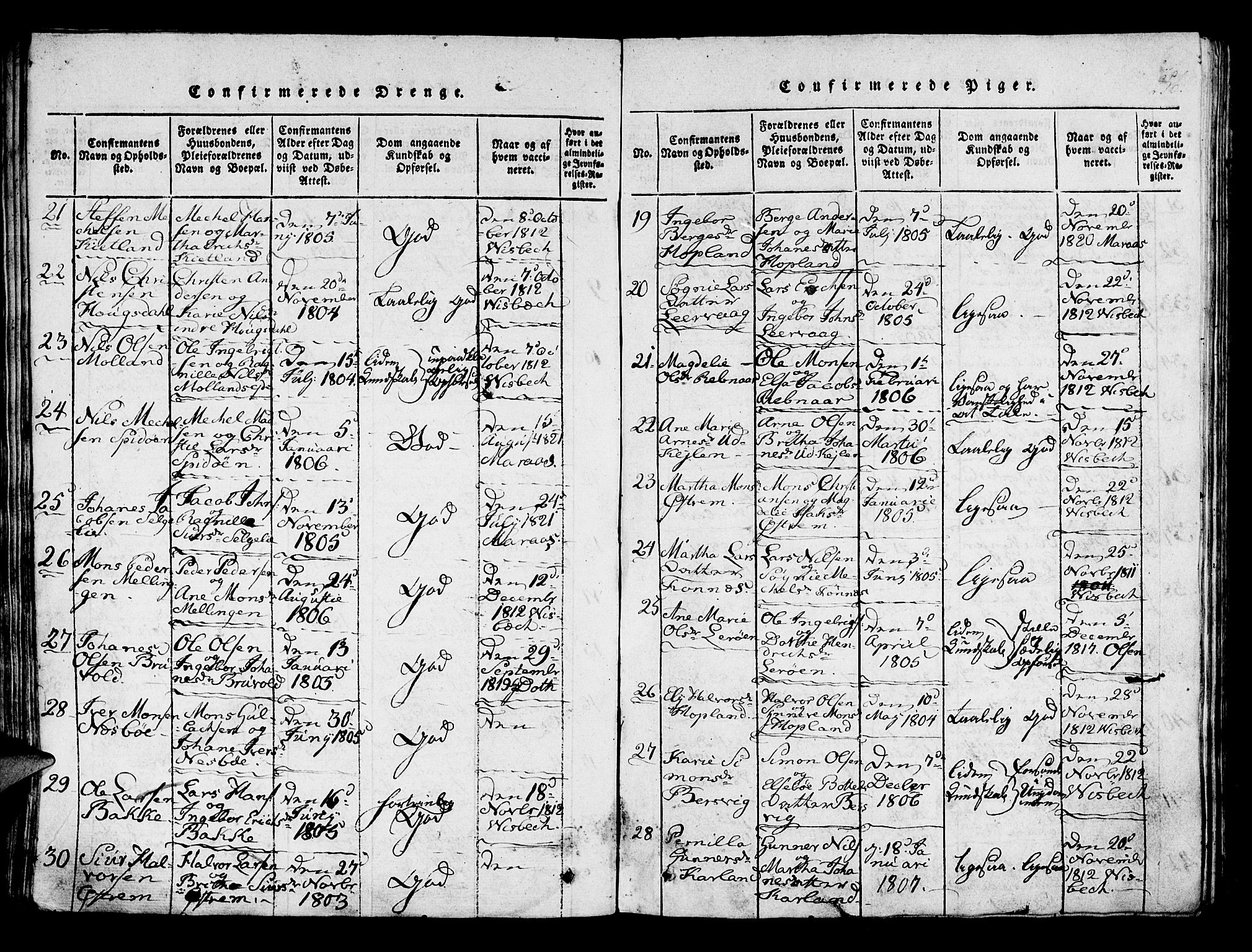 Lindås Sokneprestembete, AV/SAB-A-76701/H/Haa/Haaa/L0007: Parish register (official) no. A 7, 1816-1823, p. 256