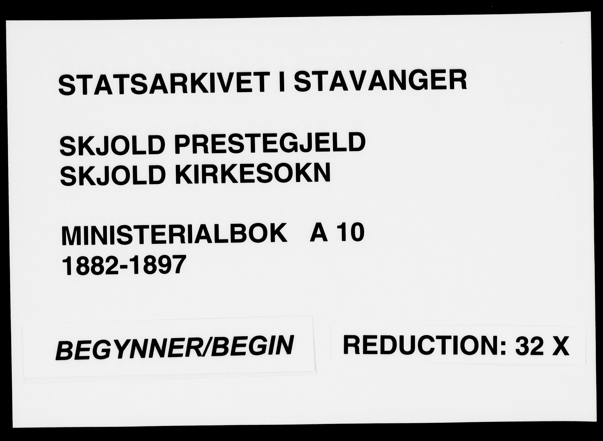 Skjold sokneprestkontor, SAST/A-101847/H/Ha/Haa/L0010: Parish register (official) no. A 10, 1882-1897