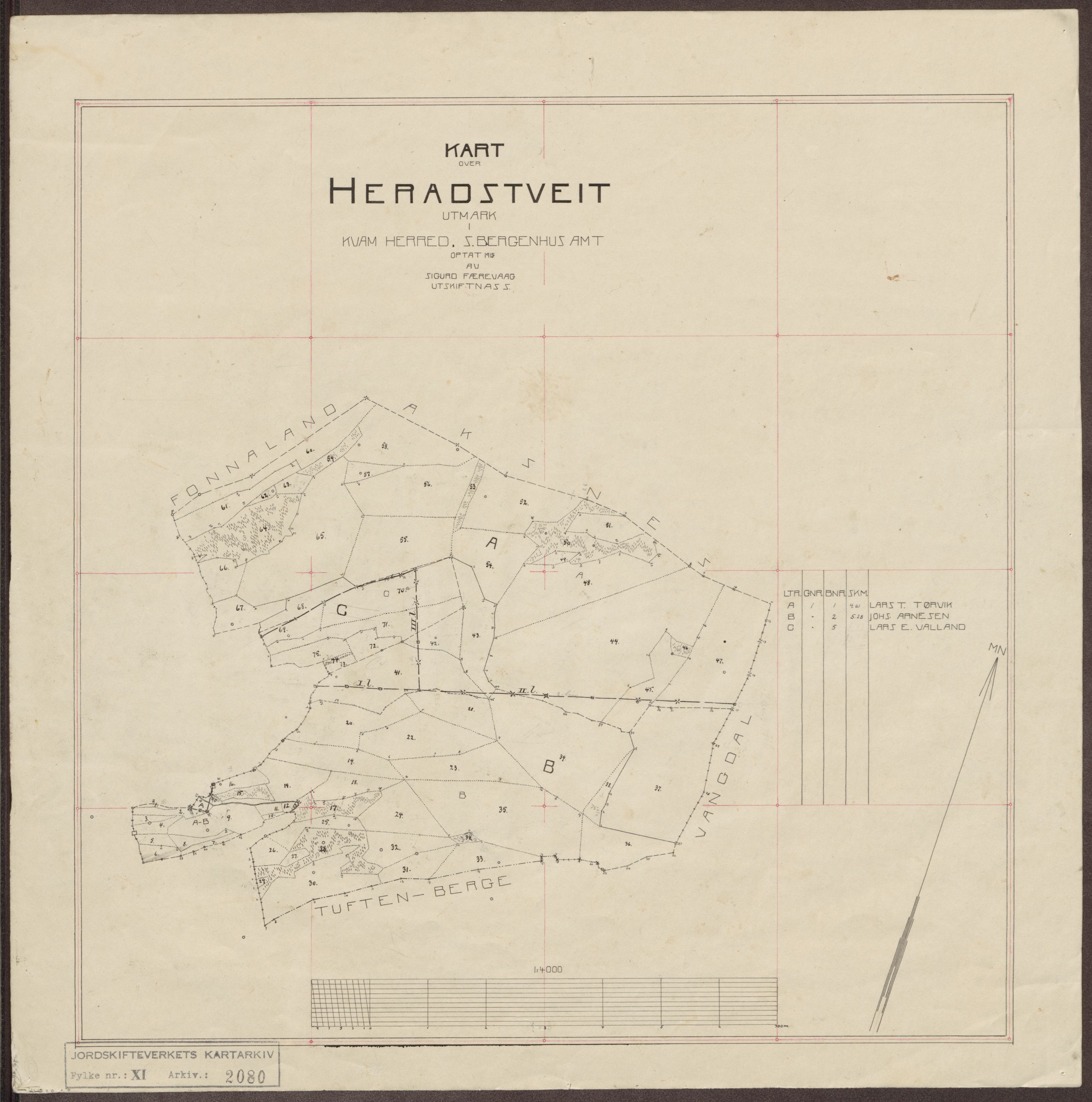 Jordskifteverkets kartarkiv, RA/S-3929/T, 1859-1988, p. 2275