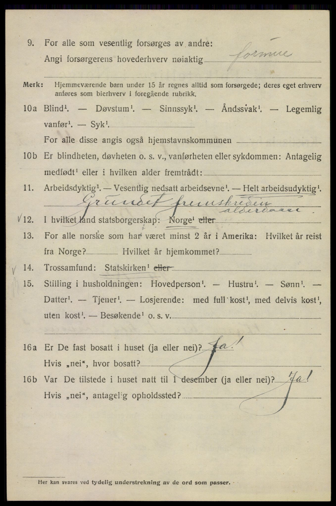 SAO, 1920 census for Kristiania, 1920, p. 229058