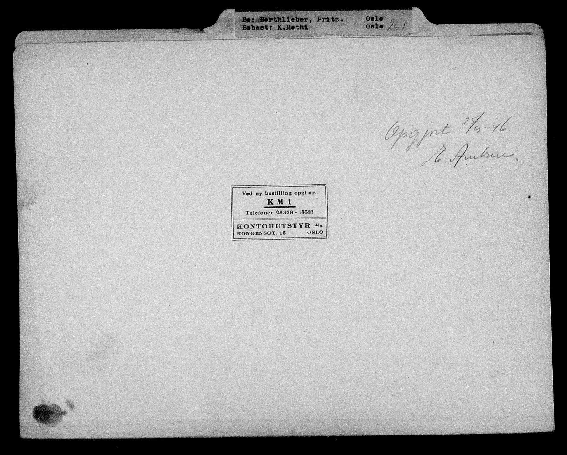 Justisdepartementet, Tilbakeføringskontoret for inndratte formuer, AV/RA-S-1564/H/Hc/Hcc/L0927: --, 1945-1947, p. 383