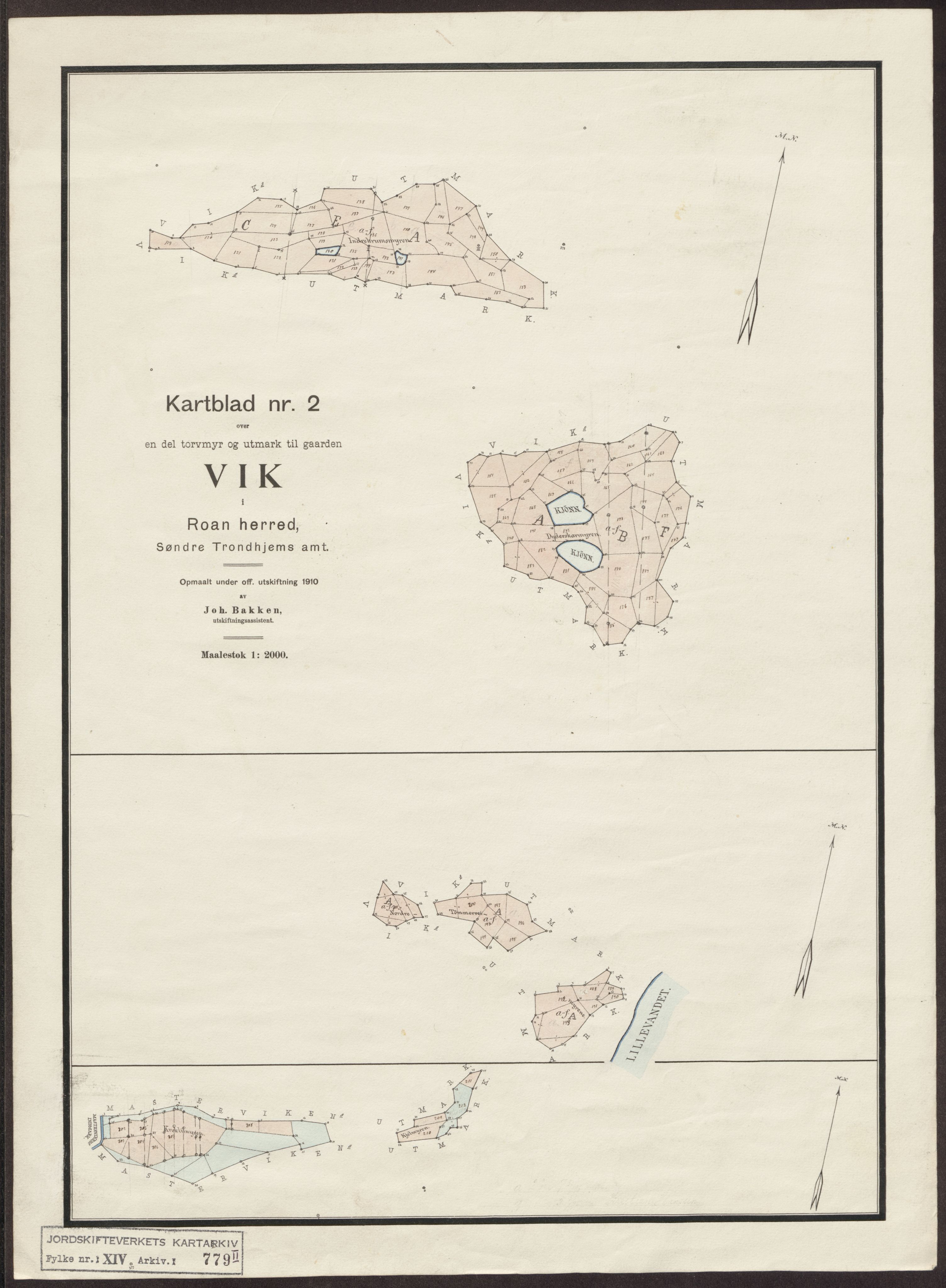 Jordskifteverkets kartarkiv, AV/RA-S-3929/T, 1859-1988, p. 1189