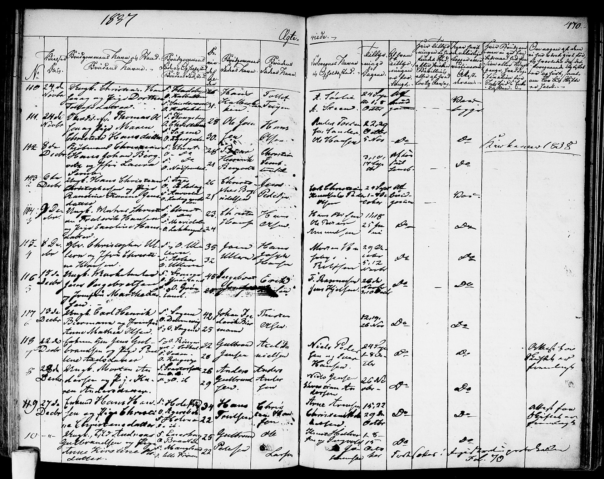 Aker prestekontor kirkebøker, AV/SAO-A-10861/F/L0013: Parish register (official) no. 13, 1828-1837, p. 470