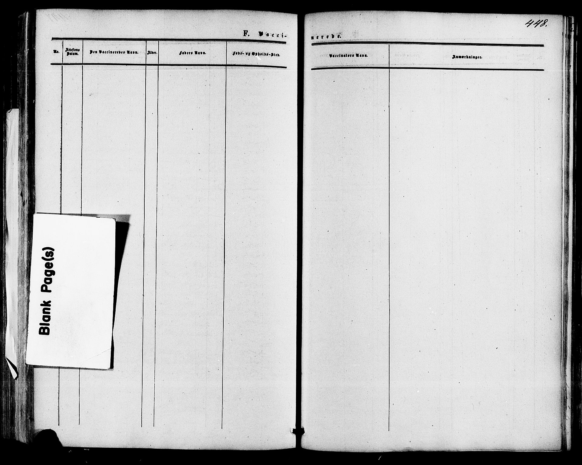 Skien kirkebøker, SAKO/A-302/F/Fa/L0007: Parish register (official) no. 7, 1856-1865, p. 448