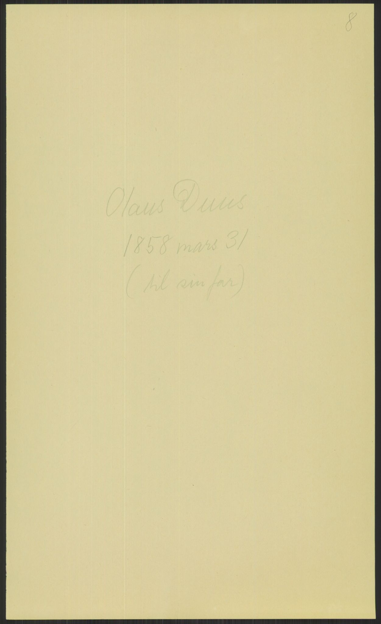 Samlinger til kildeutgivelse, Amerikabrevene, RA/EA-4057/F/L0022: Innlån fra Vestfold. Innlån fra Telemark: Bratås - Duus, 1838-1914, p. 241