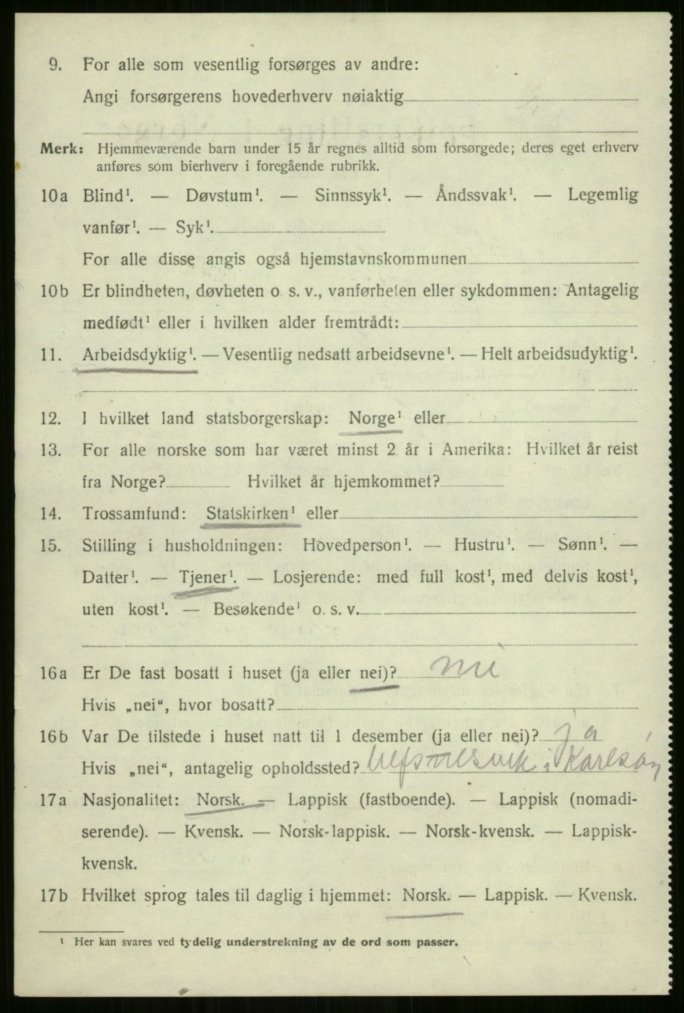 SATØ, 1920 census for Sørfjord, 1920, p. 747