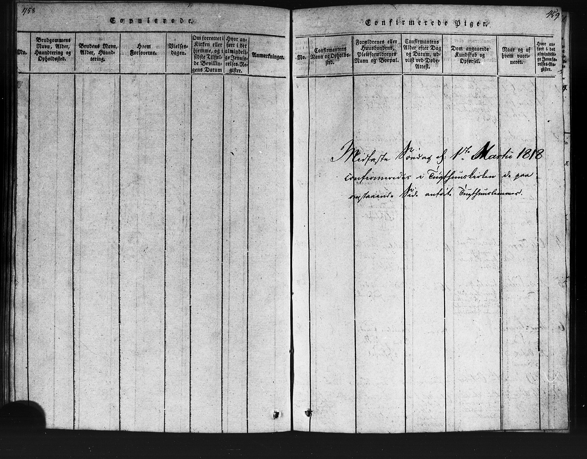 Kristiania tukthusprest Kirkebøker, SAO/A-10881/F/Fa/L0002: Parish register (official) no. 2, 1817-1830, p. 458-459