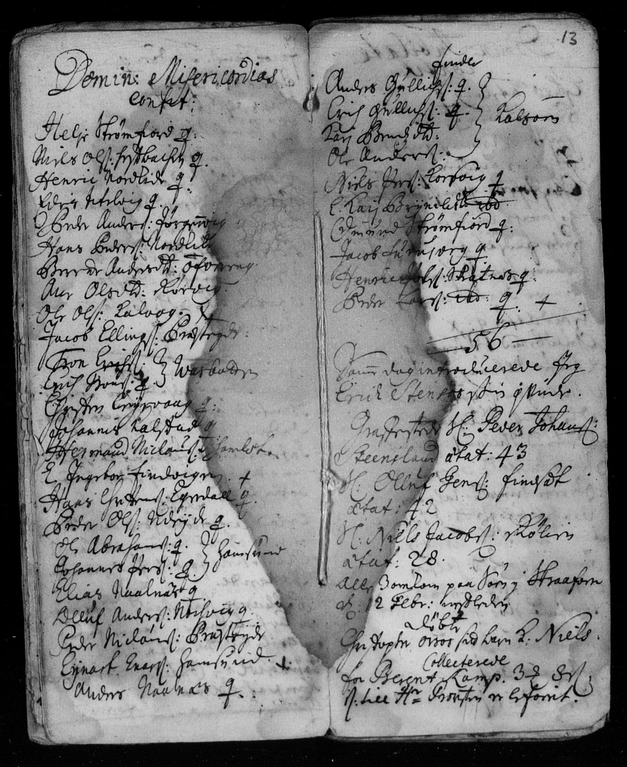 Ministerialprotokoller, klokkerbøker og fødselsregistre - Nordland, AV/SAT-A-1459/859/L0840: Parish register (official) no. 859A00, 1708-1738, p. 13
