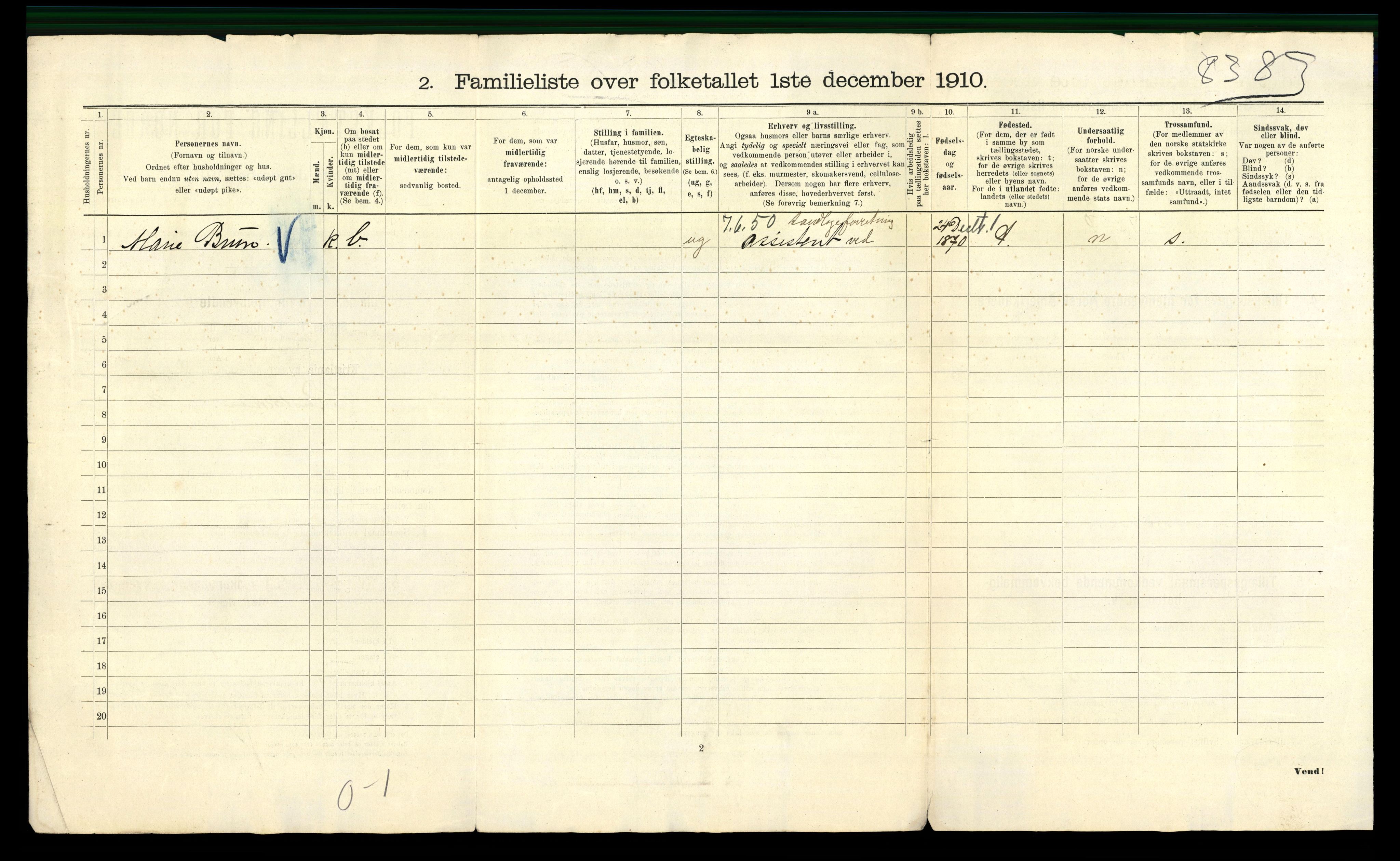 RA, 1910 census for Kristiania, 1910, p. 82128