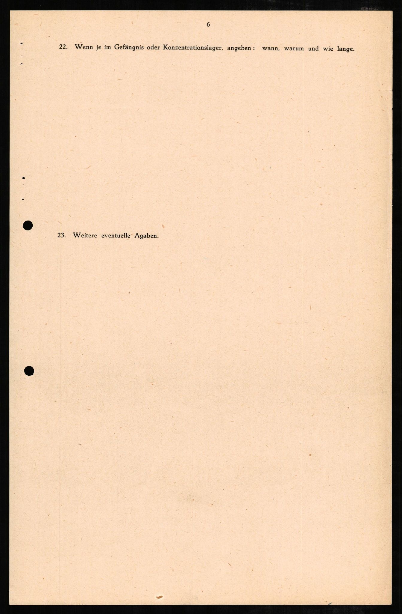 Forsvaret, Forsvarets overkommando II, RA/RAFA-3915/D/Db/L0005: CI Questionaires. Tyske okkupasjonsstyrker i Norge. Tyskere., 1945-1946, p. 326