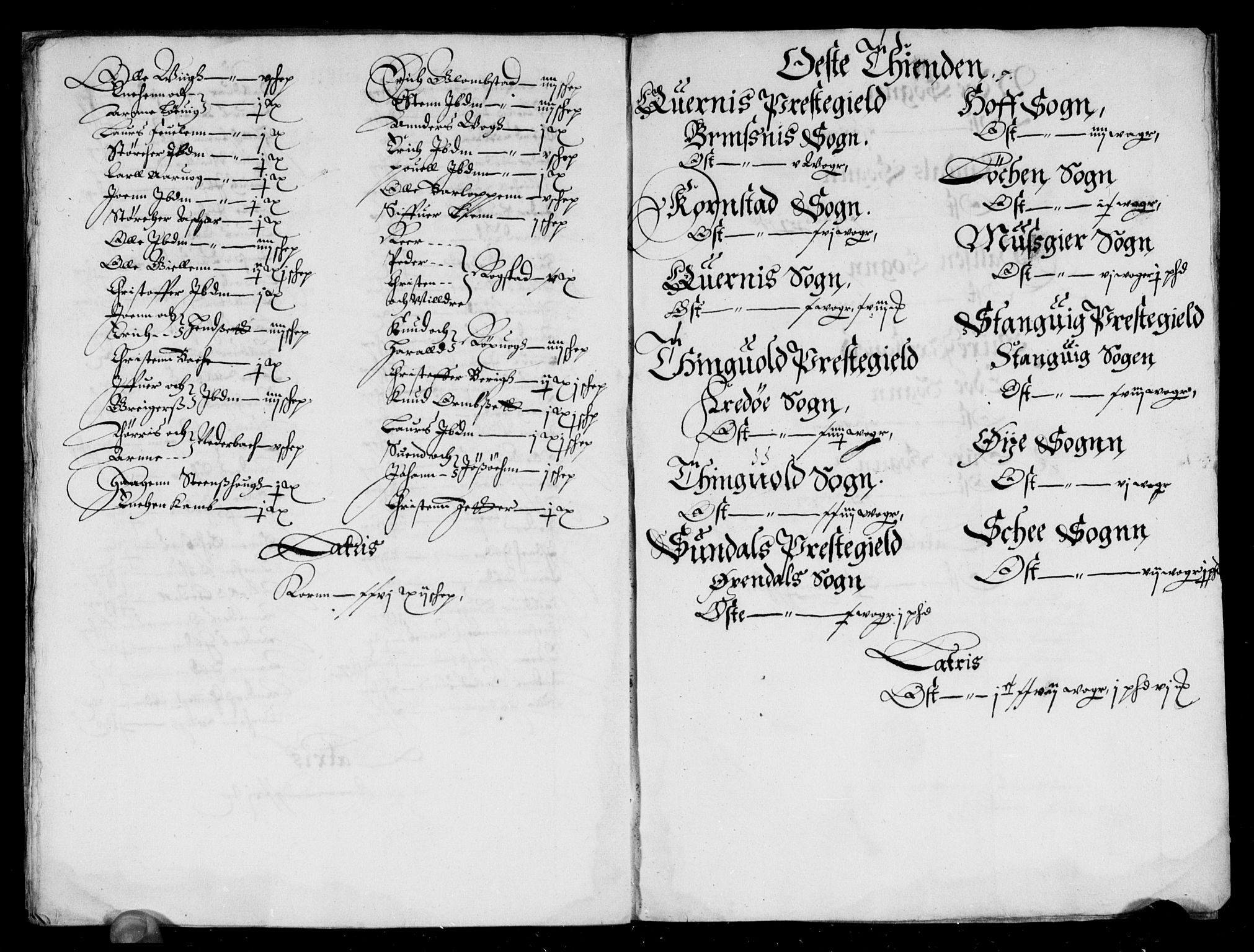 Rentekammeret inntil 1814, Reviderte regnskaper, Lensregnskaper, AV/RA-EA-5023/R/Rb/Rbw/L0075: Trondheim len, 1640-1643