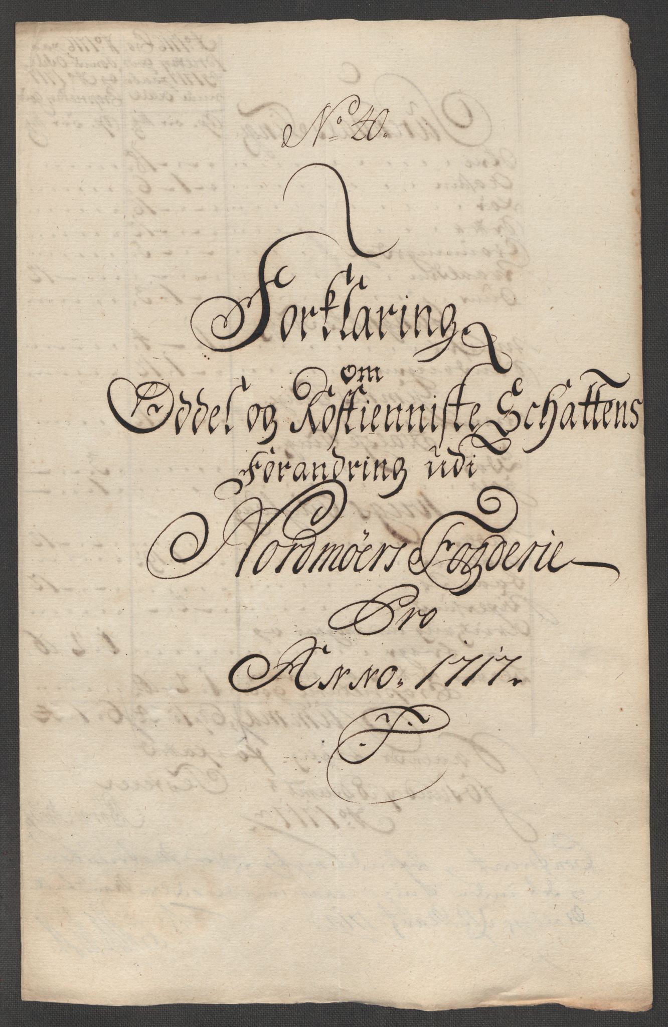 Rentekammeret inntil 1814, Reviderte regnskaper, Fogderegnskap, RA/EA-4092/R56/L3750: Fogderegnskap Nordmøre, 1717, p. 244
