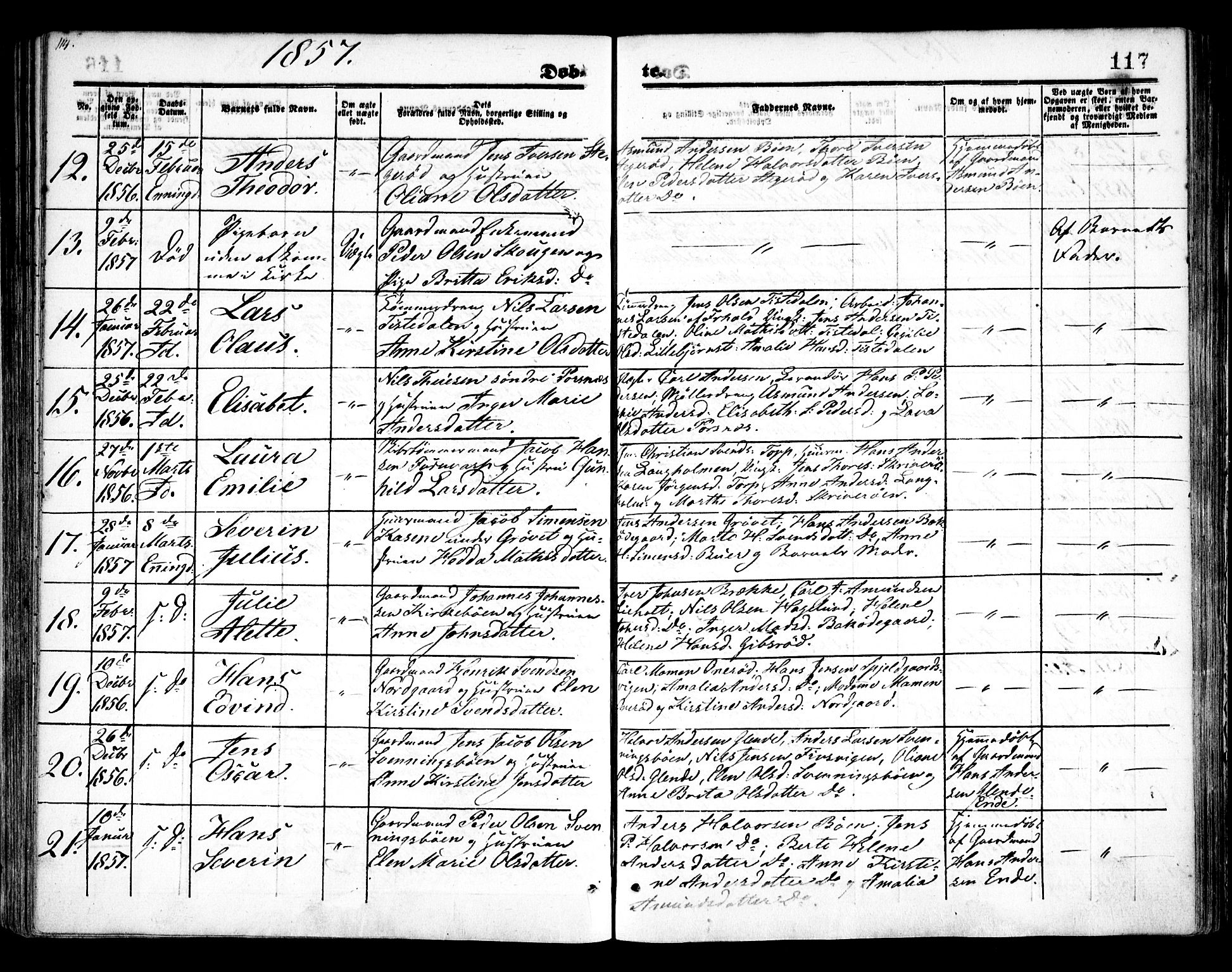 Idd prestekontor Kirkebøker, SAO/A-10911/F/Fc/L0004a: Parish register (official) no. III 4A, 1848-1860, p. 117
