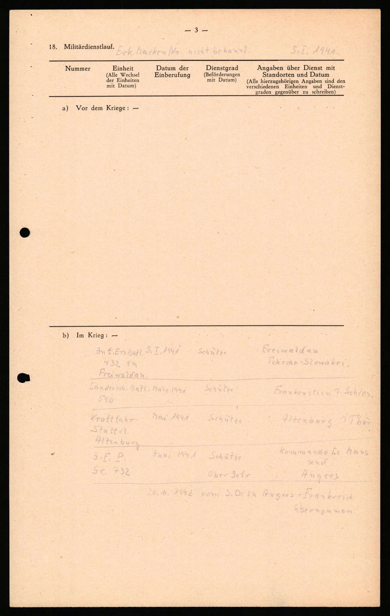 Forsvaret, Forsvarets overkommando II, RA/RAFA-3915/D/Db/L0041: CI Questionaires.  Diverse nasjonaliteter., 1945-1946, p. 219