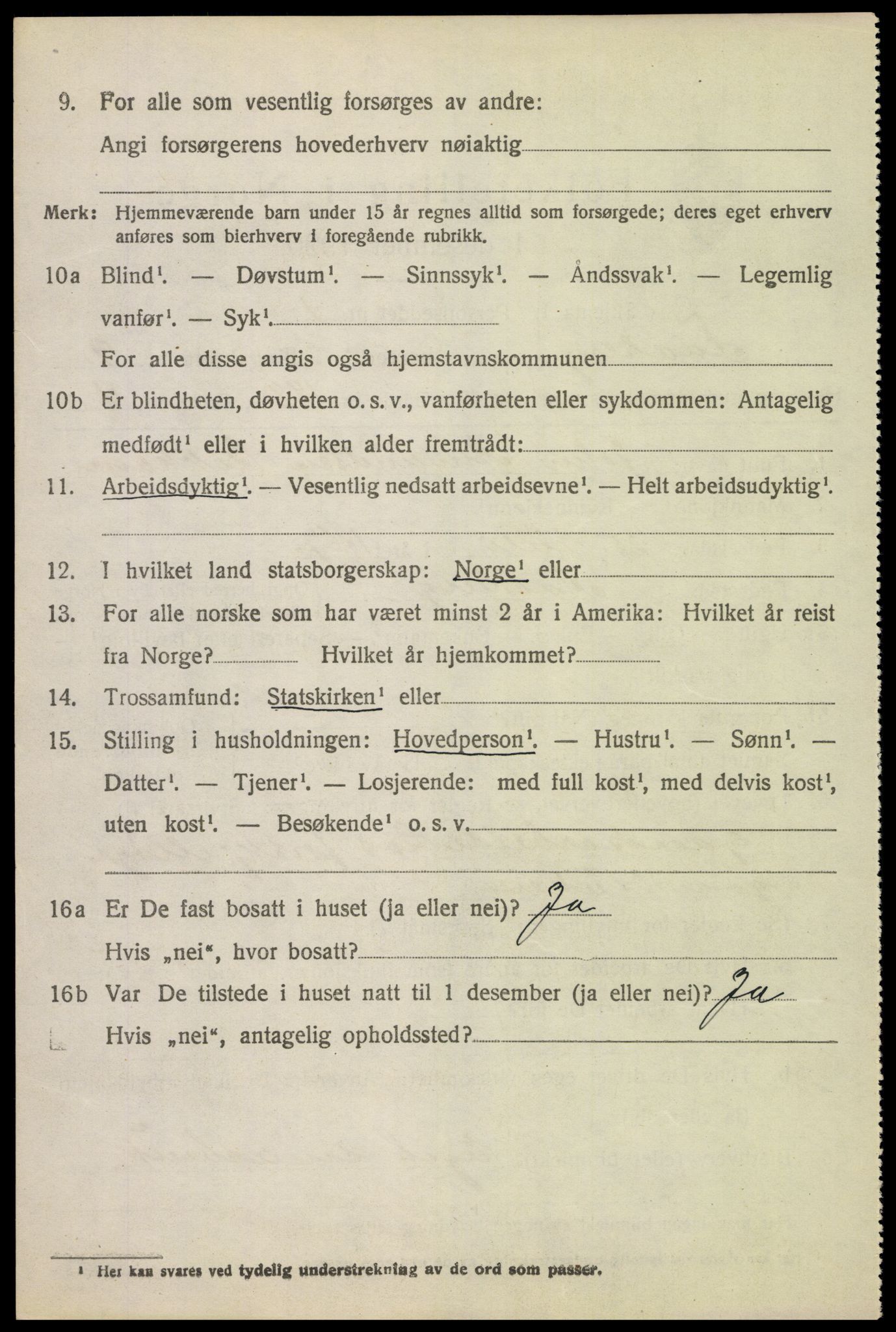 SAH, 1920 census for Fåberg, 1920, p. 11647