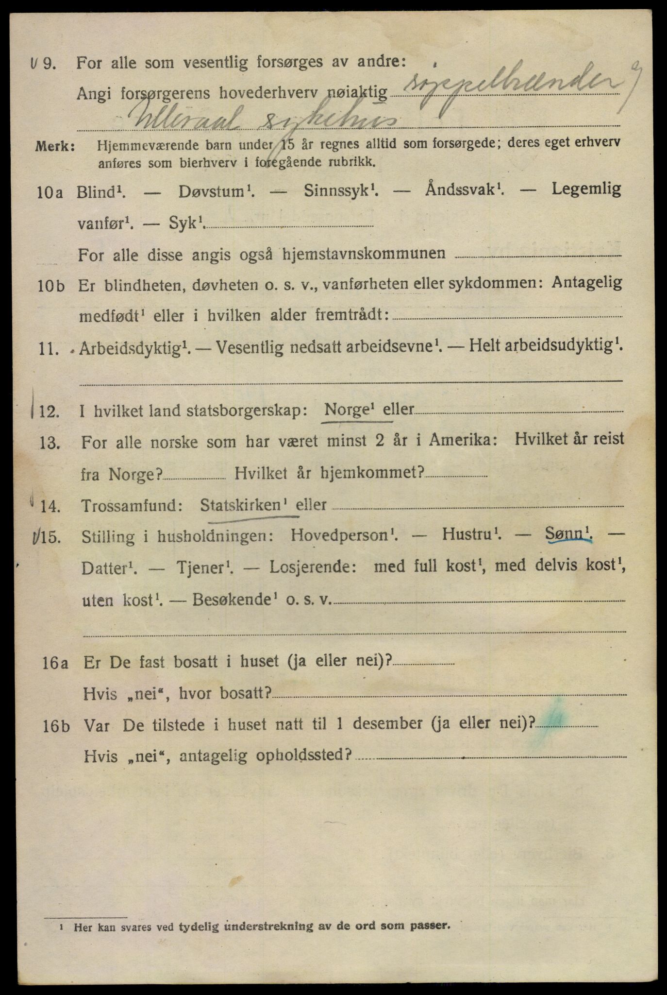 SAO, 1920 census for Kristiania, 1920, p. 456412