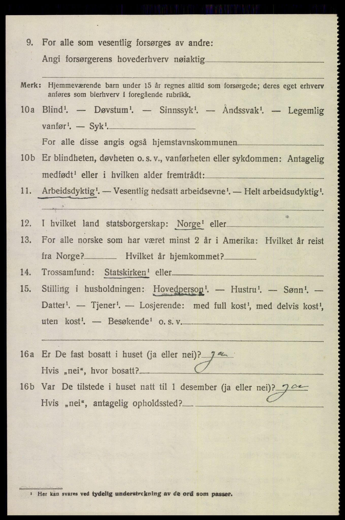 SAH, 1920 census for Etnedal, 1920, p. 2229