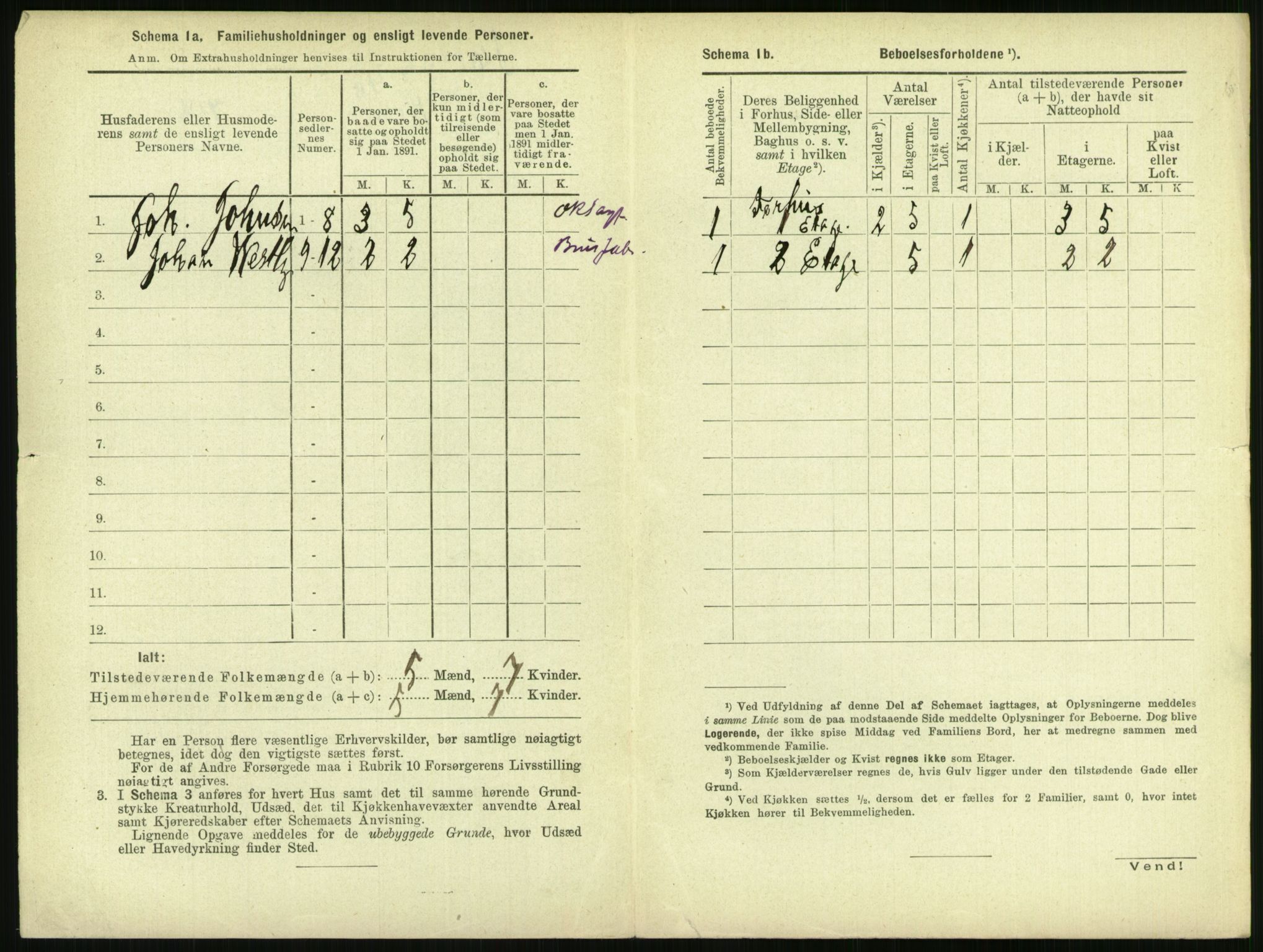 RA, 1891 census for 1103 Stavanger, 1891, p. 1896