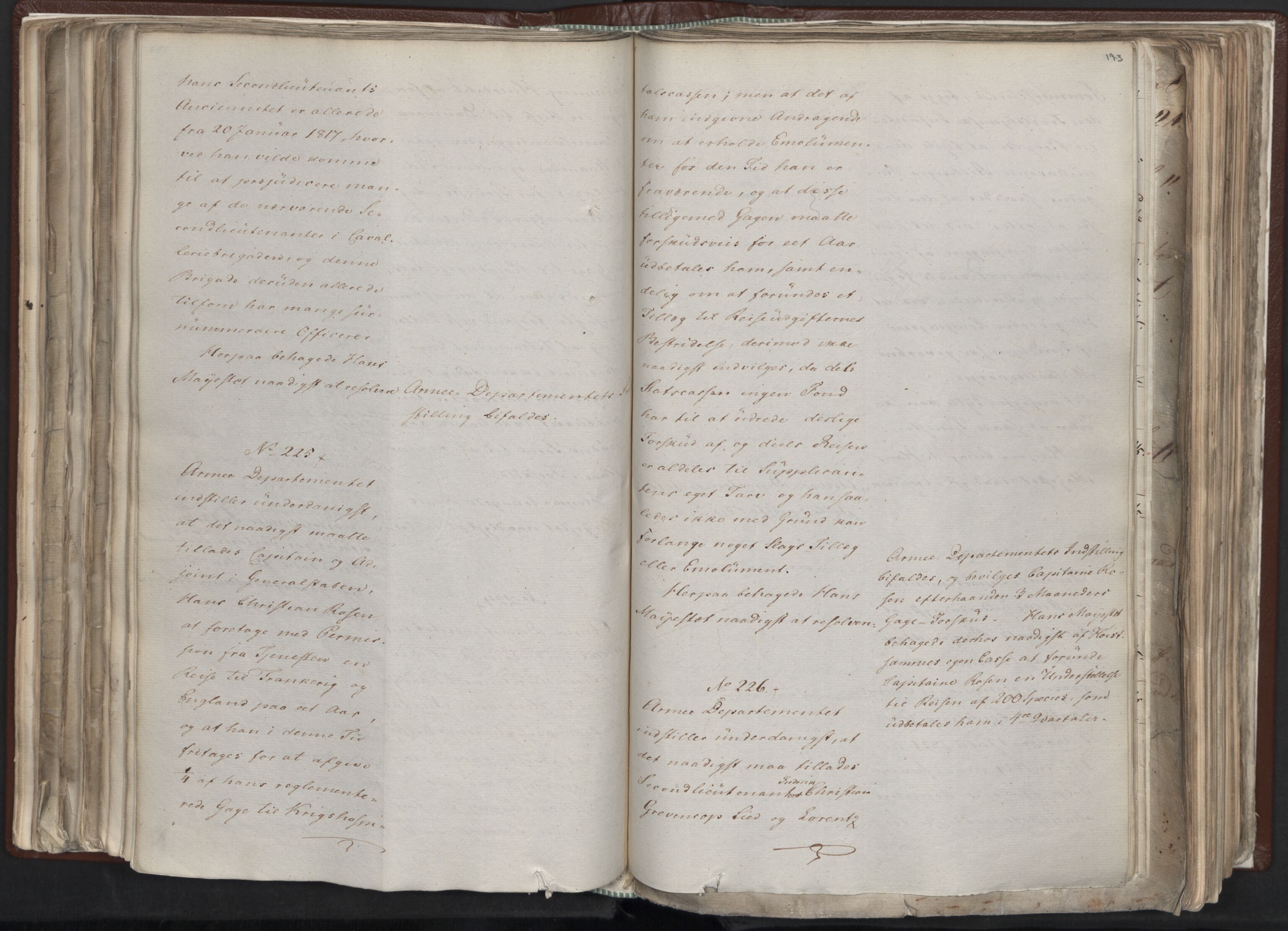 Statsrådssekretariatet, AV/RA-S-1001/A/Ab/L0012: Kgl. res. nr. 5679-6008 II, 1821, p. 172b-173a