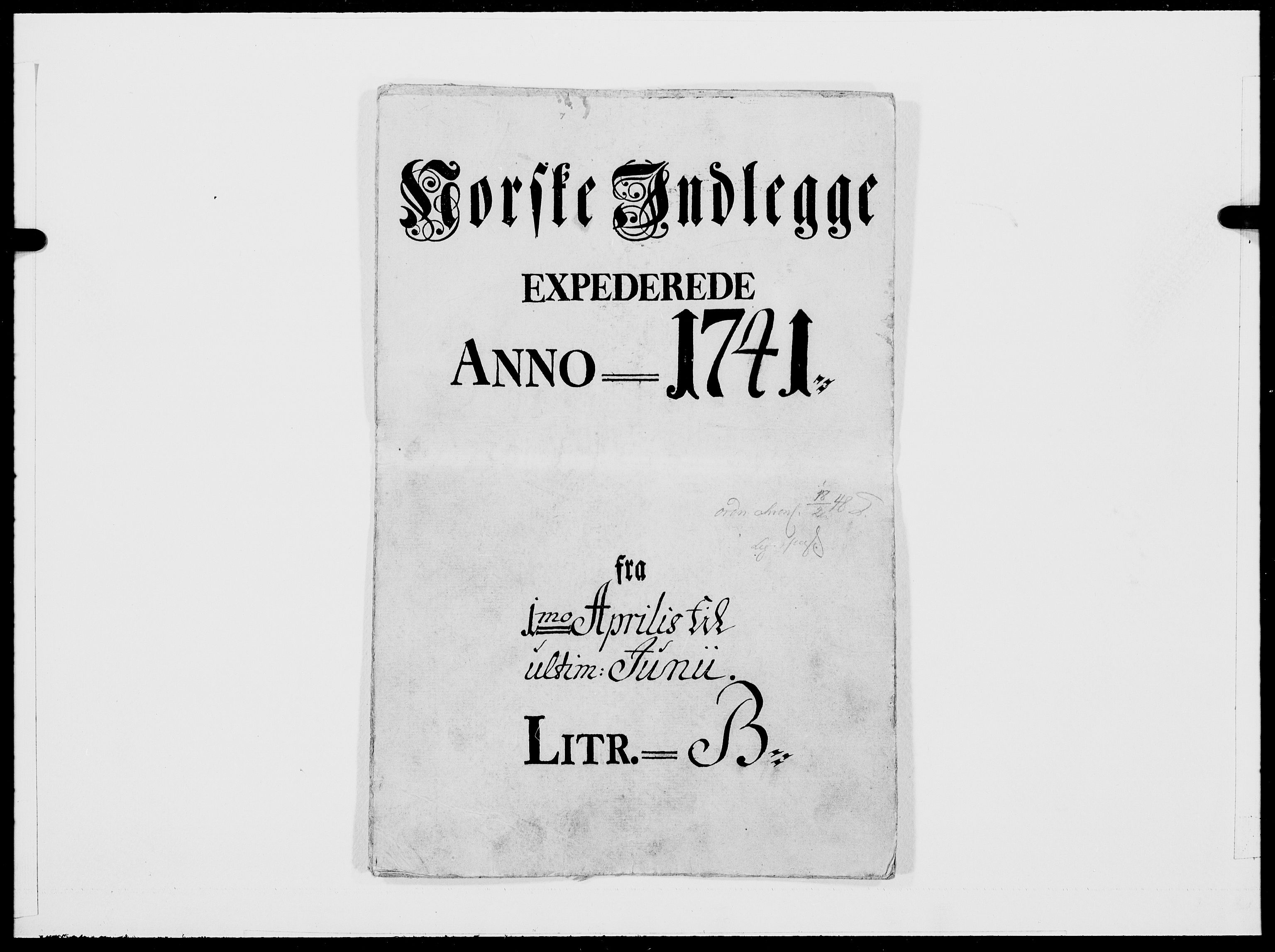 Danske Kanselli 1572-1799, AV/RA-EA-3023/F/Fc/Fcc/Fcca/L0133: Norske innlegg 1572-1799, 1741, p. 290