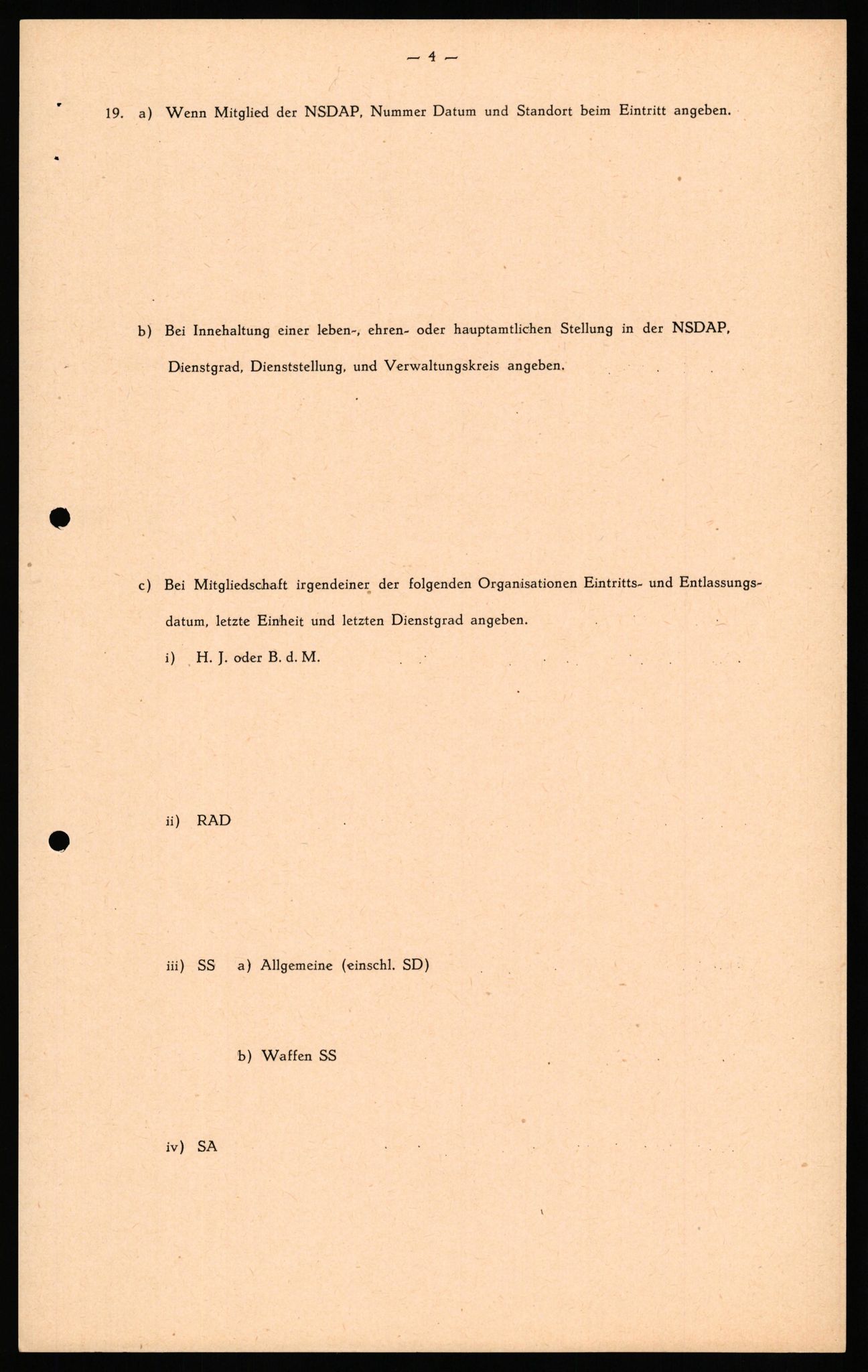 Forsvaret, Forsvarets overkommando II, RA/RAFA-3915/D/Db/L0033: CI Questionaires. Tyske okkupasjonsstyrker i Norge. Tyskere., 1945-1946, p. 318