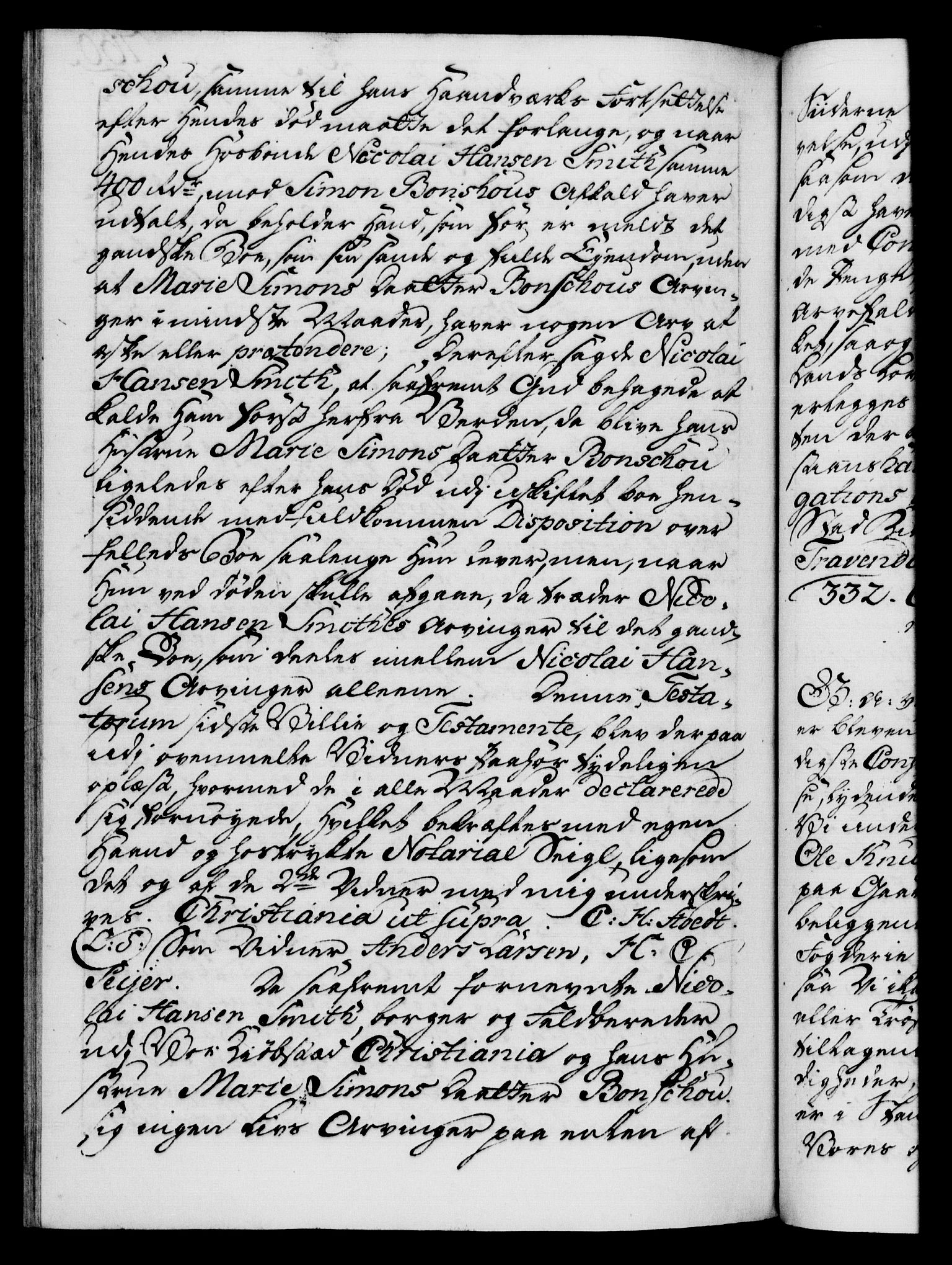 Danske Kanselli 1572-1799, AV/RA-EA-3023/F/Fc/Fca/Fcaa/L0041: Norske registre, 1760-1762, p. 760b