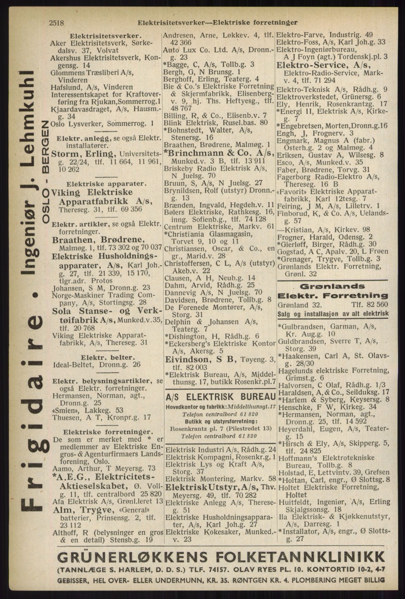 Kristiania/Oslo adressebok, PUBL/-, 1937, p. 2518