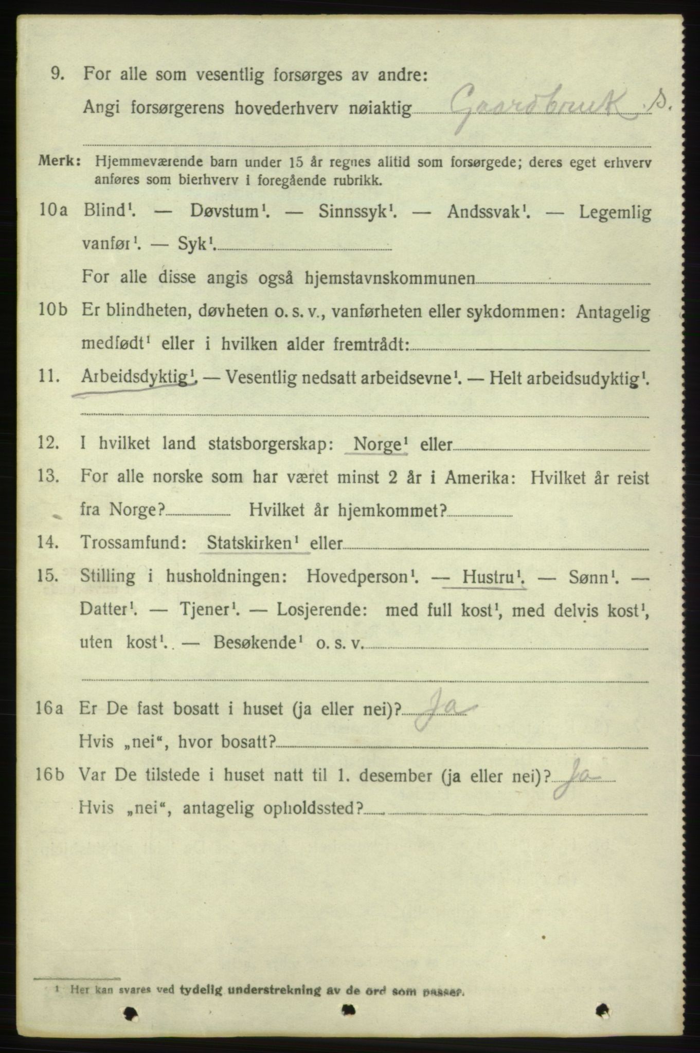 SAB, 1920 census for Skånevik, 1920, p. 8136