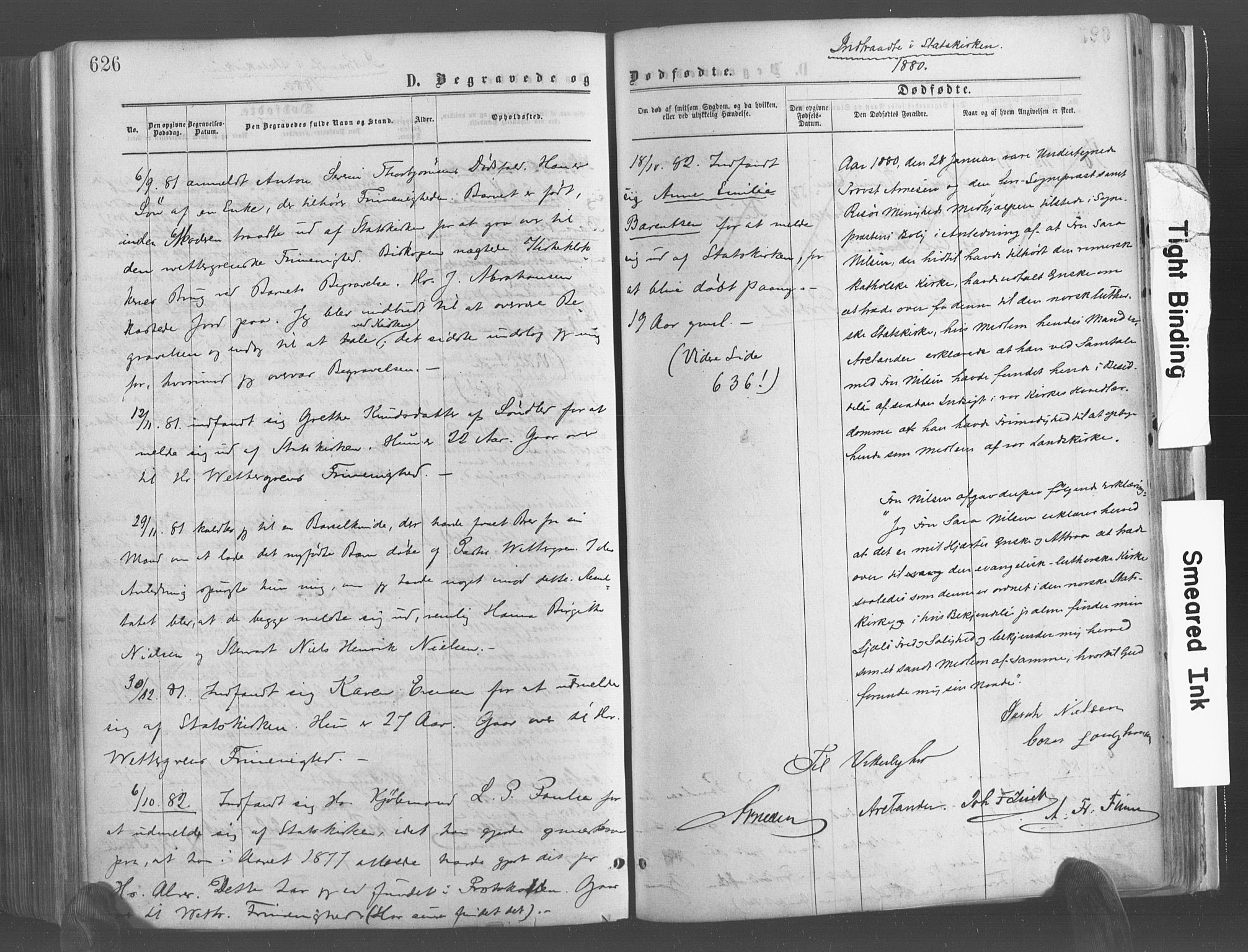 Risør sokneprestkontor, SAK/1111-0035/F/Fa/L0004: Parish register (official) no. A 4, 1865-1882, p. 626