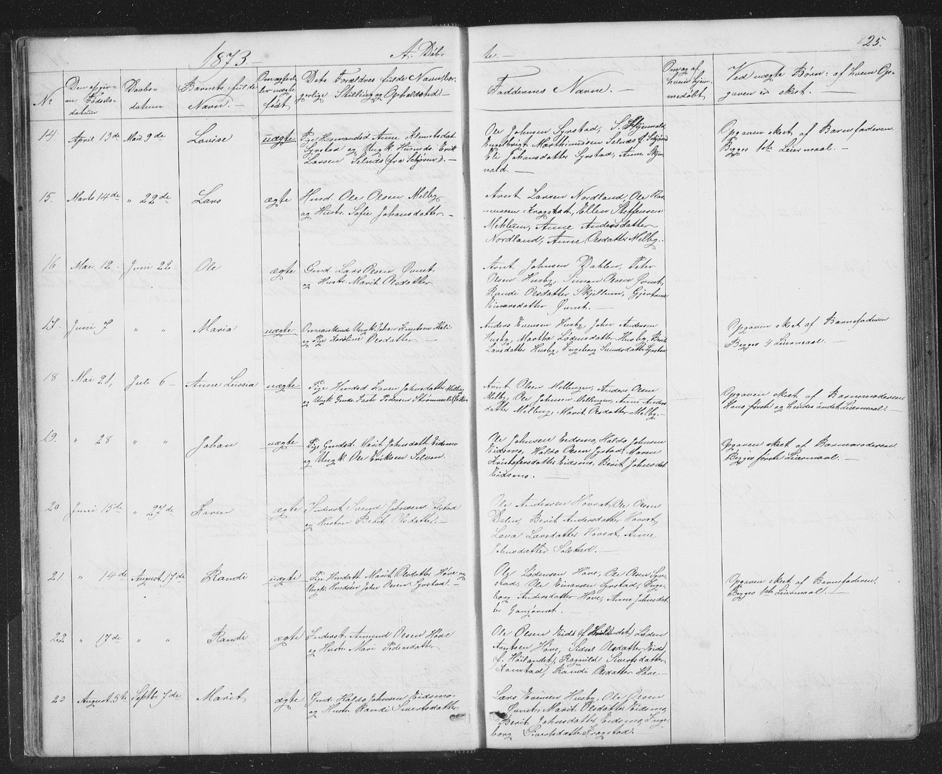 Ministerialprotokoller, klokkerbøker og fødselsregistre - Sør-Trøndelag, SAT/A-1456/667/L0798: Parish register (copy) no. 667C03, 1867-1929, p. 25