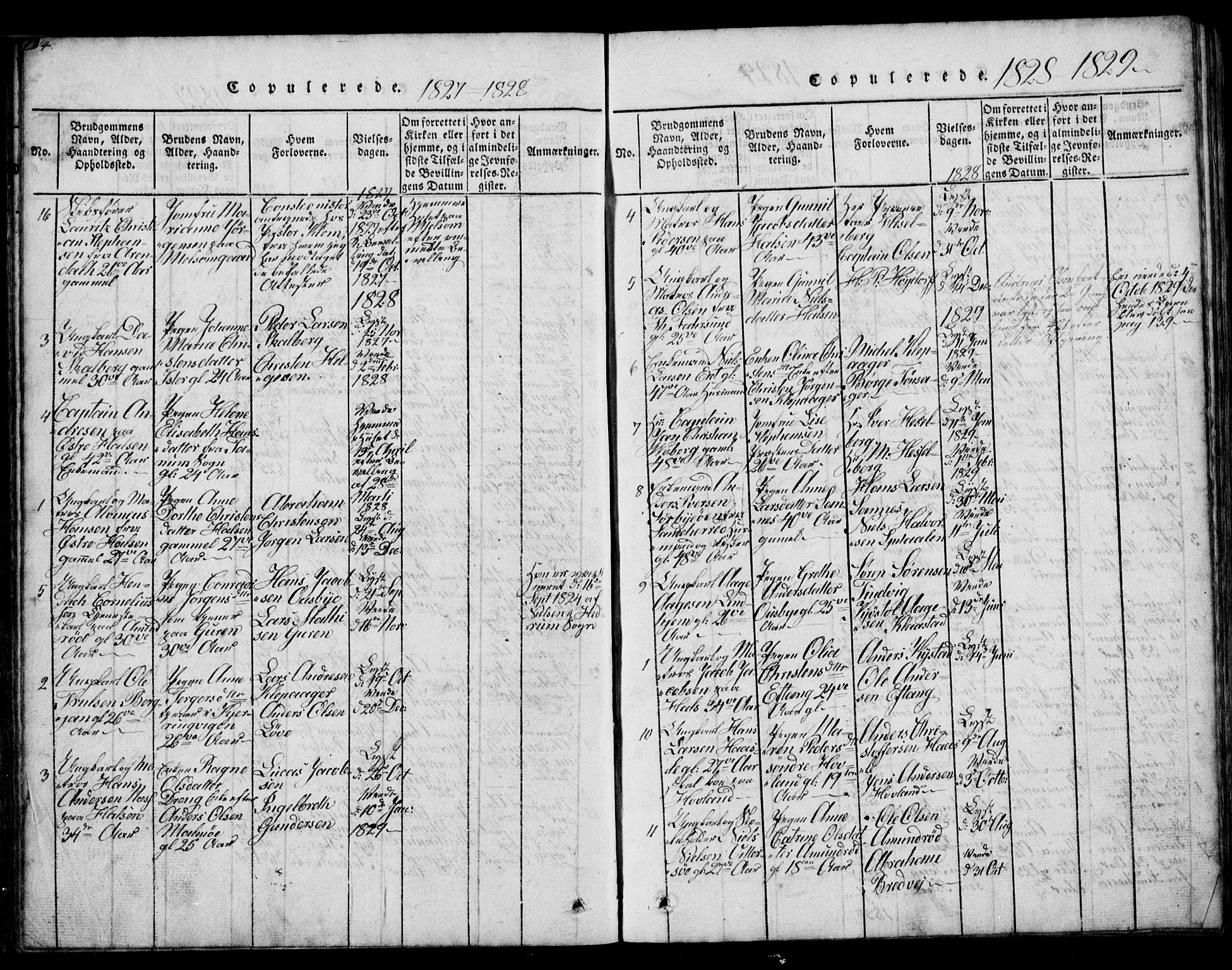 Tjølling kirkebøker, SAKO/A-60/G/Ga/L0001: Parish register (copy) no. 1, 1814-1835, p. 414