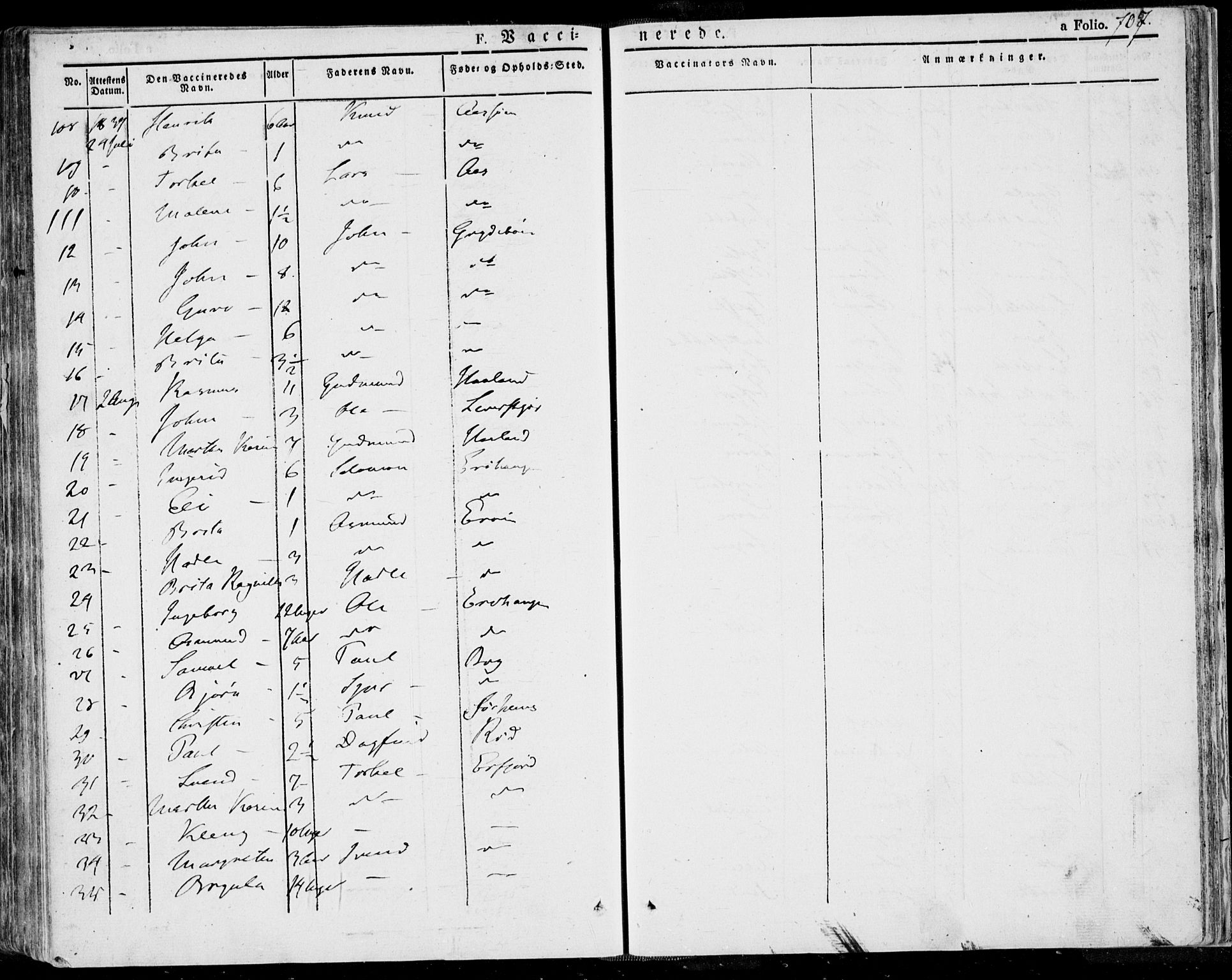 Jelsa sokneprestkontor, AV/SAST-A-101842/01/IV: Parish register (official) no. A 6.2, 1828-1853, p. 707