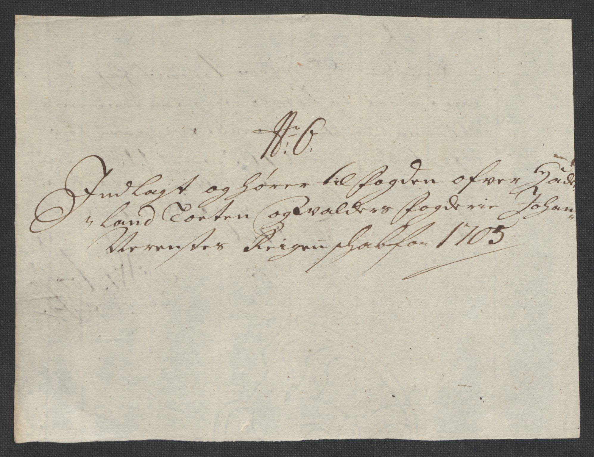 Rentekammeret inntil 1814, Reviderte regnskaper, Fogderegnskap, RA/EA-4092/R18/L1303: Fogderegnskap Hadeland, Toten og Valdres, 1705, p. 54