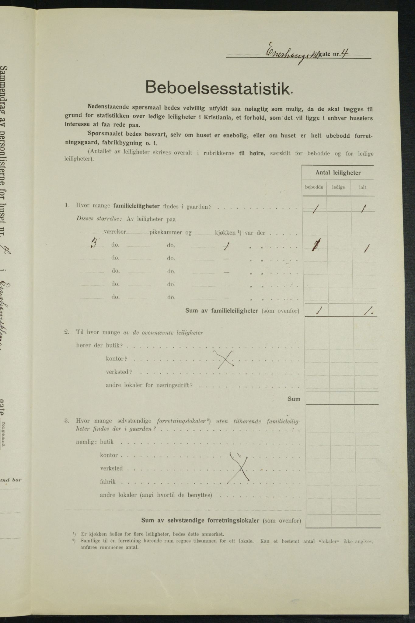 OBA, Municipal Census 1914 for Kristiania, 1914, p. 21870