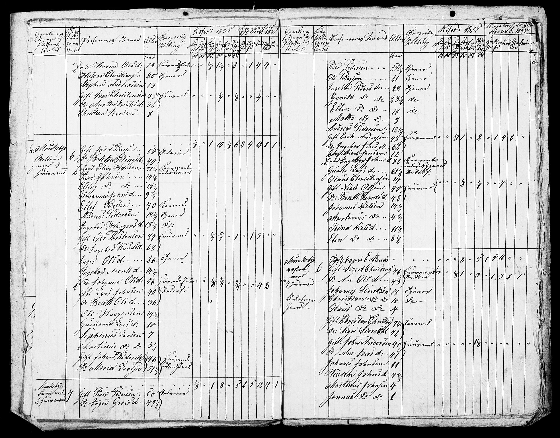 , Census 1835 for Skogn, 1835, p. 100