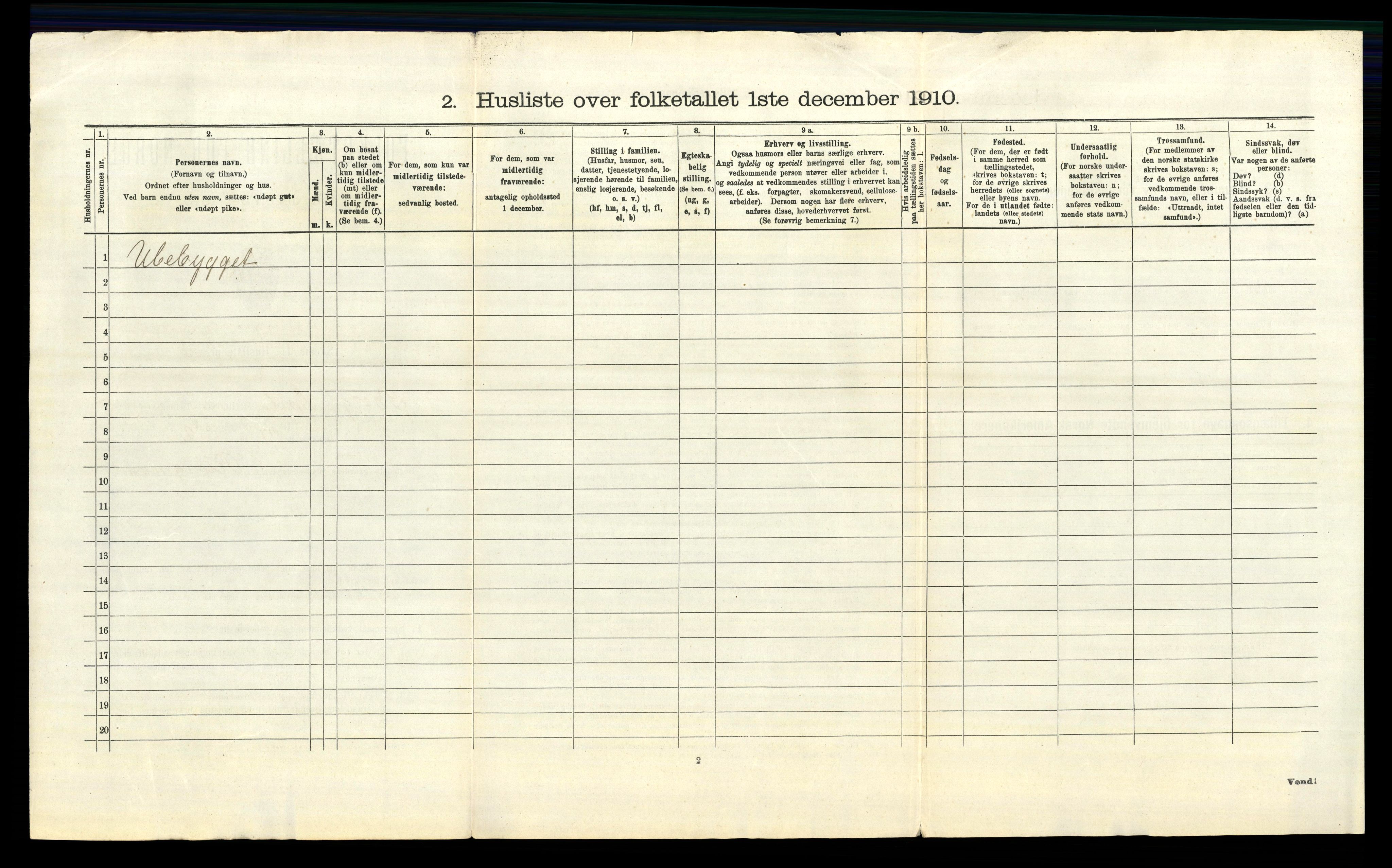 RA, 1910 census for Berg, 1910, p. 1316