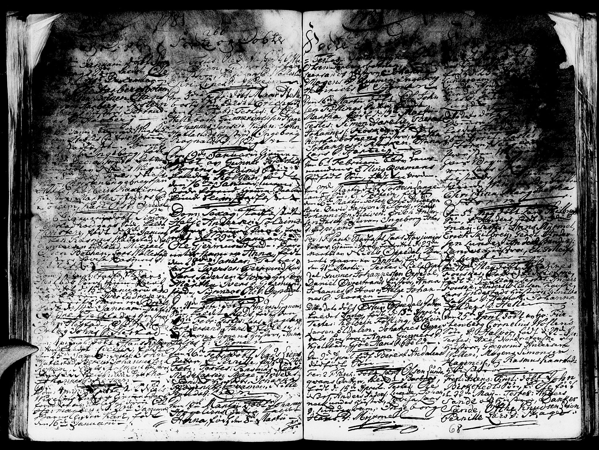 Gaular sokneprestembete, AV/SAB-A-80001/H/Haa: Parish register (official) no. A 1, 1755-1785, p. 68
