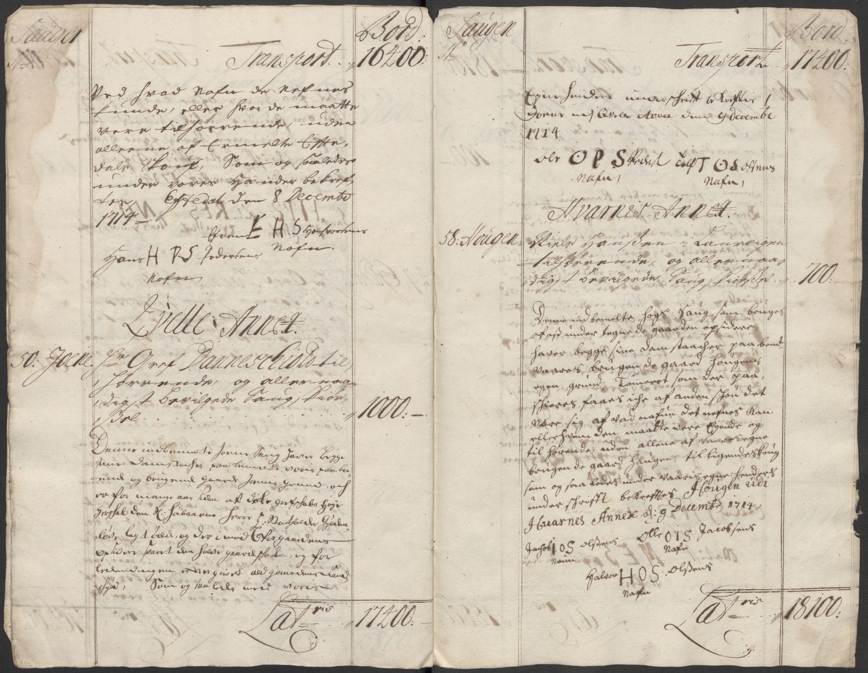 Rentekammeret inntil 1814, Reviderte regnskaper, Fogderegnskap, RA/EA-4092/R33/L1986: Fogderegnskap Larvik grevskap, 1714-1715, p. 159