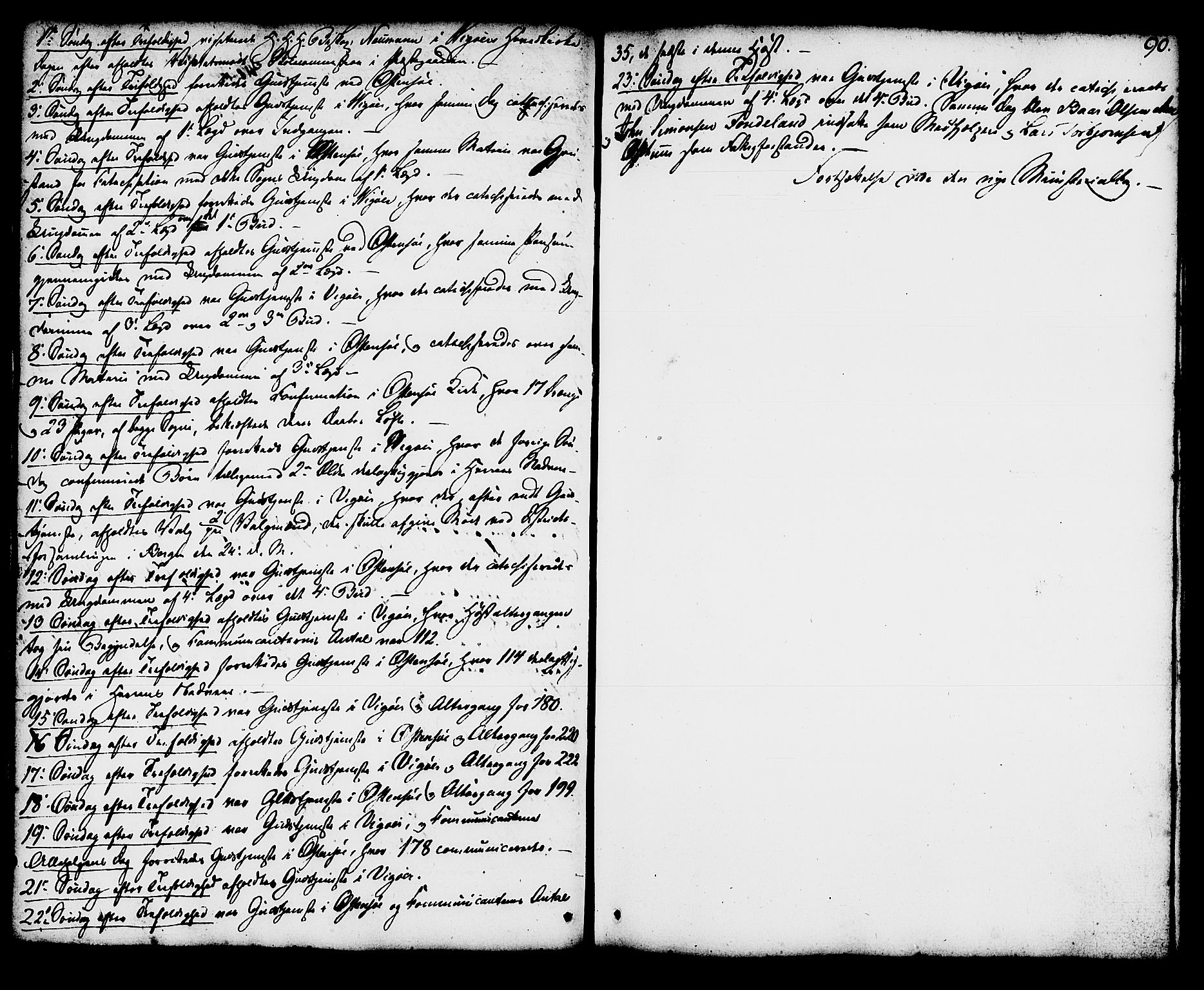 Kvam sokneprestembete, AV/SAB-A-76201/H/Haa: Parish register (official) no. A 5, 1796-1832, p. 90