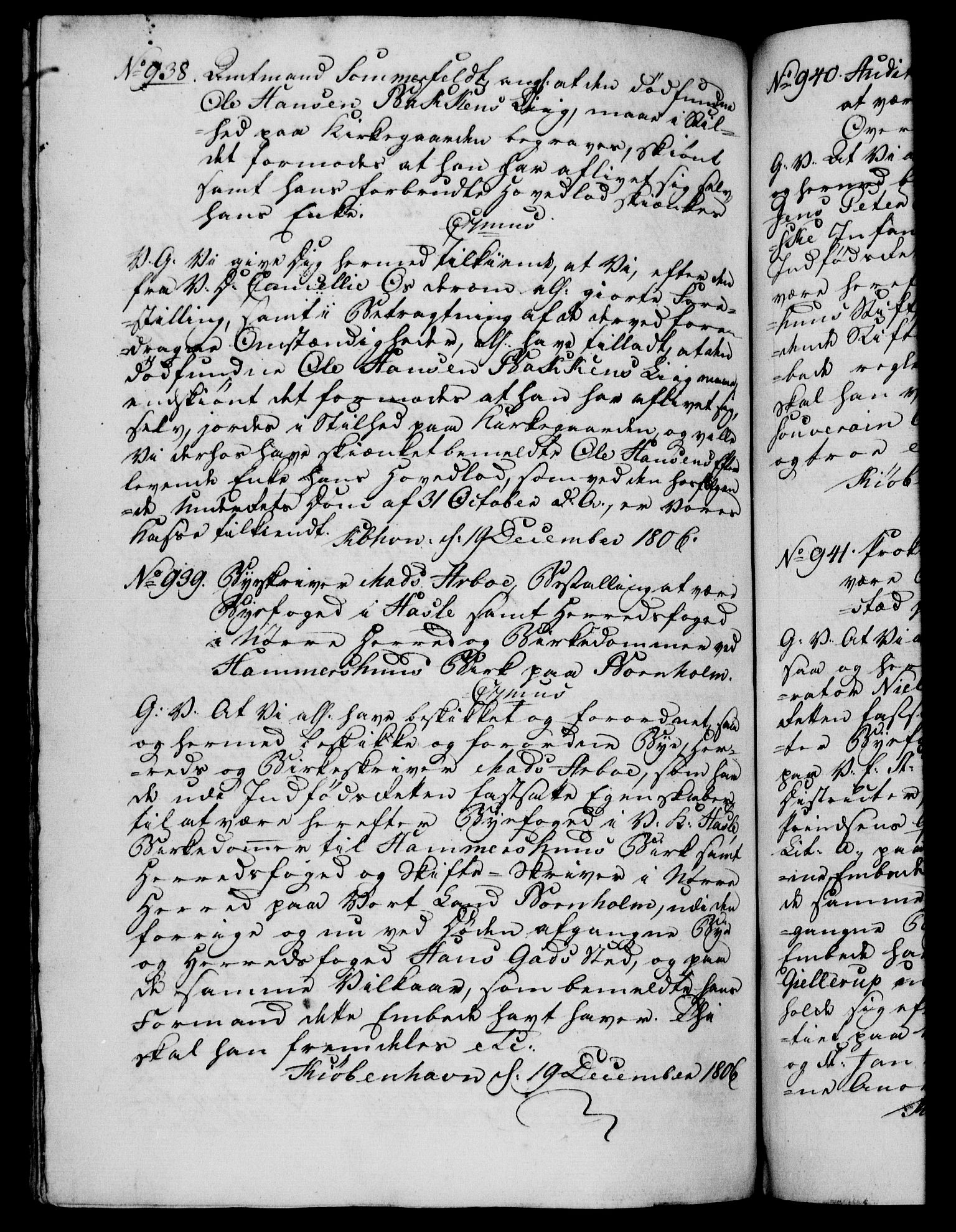 Danske Kanselli 1800-1814, AV/RA-EA-3024/H/Hf/Hfb/Hfba/L0003: Registranter, 1805-1807, p. 299b