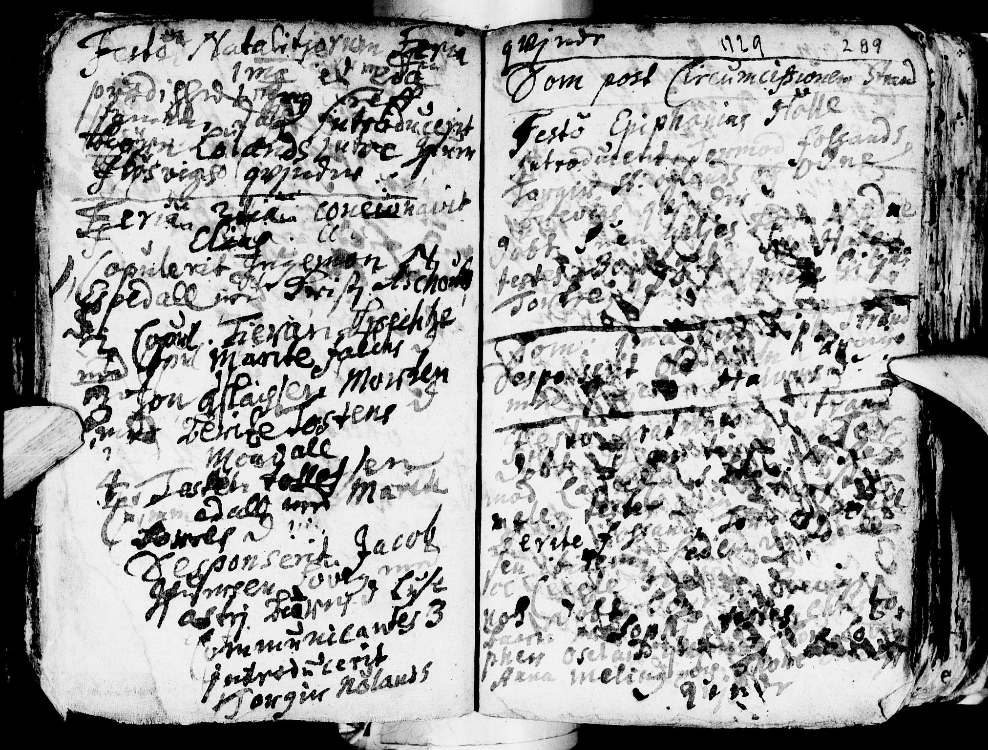 Strand sokneprestkontor, SAST/A-101828/H/Ha/Haa/L0001: Parish register (official) no. A 1, 1702-1745, p. 289