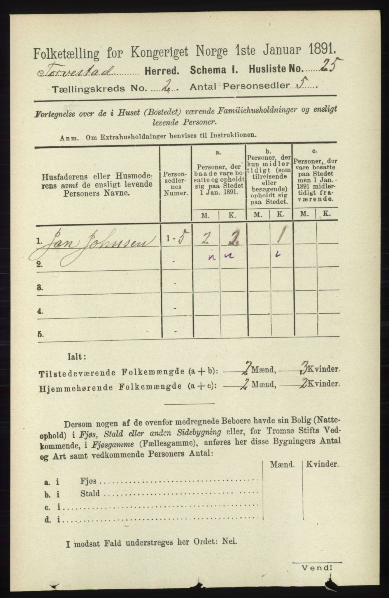 RA, 1891 census for 1152 Torvastad, 1891, p. 473