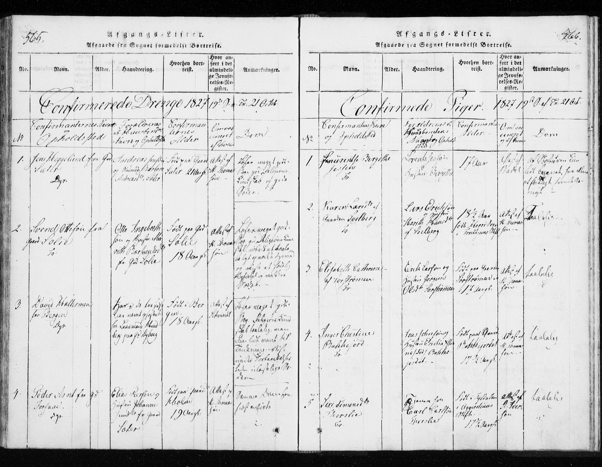 Tranøy sokneprestkontor, SATØ/S-1313/I/Ia/Iaa/L0004kirke: Parish register (official) no. 4, 1820-1829, p. 565-566